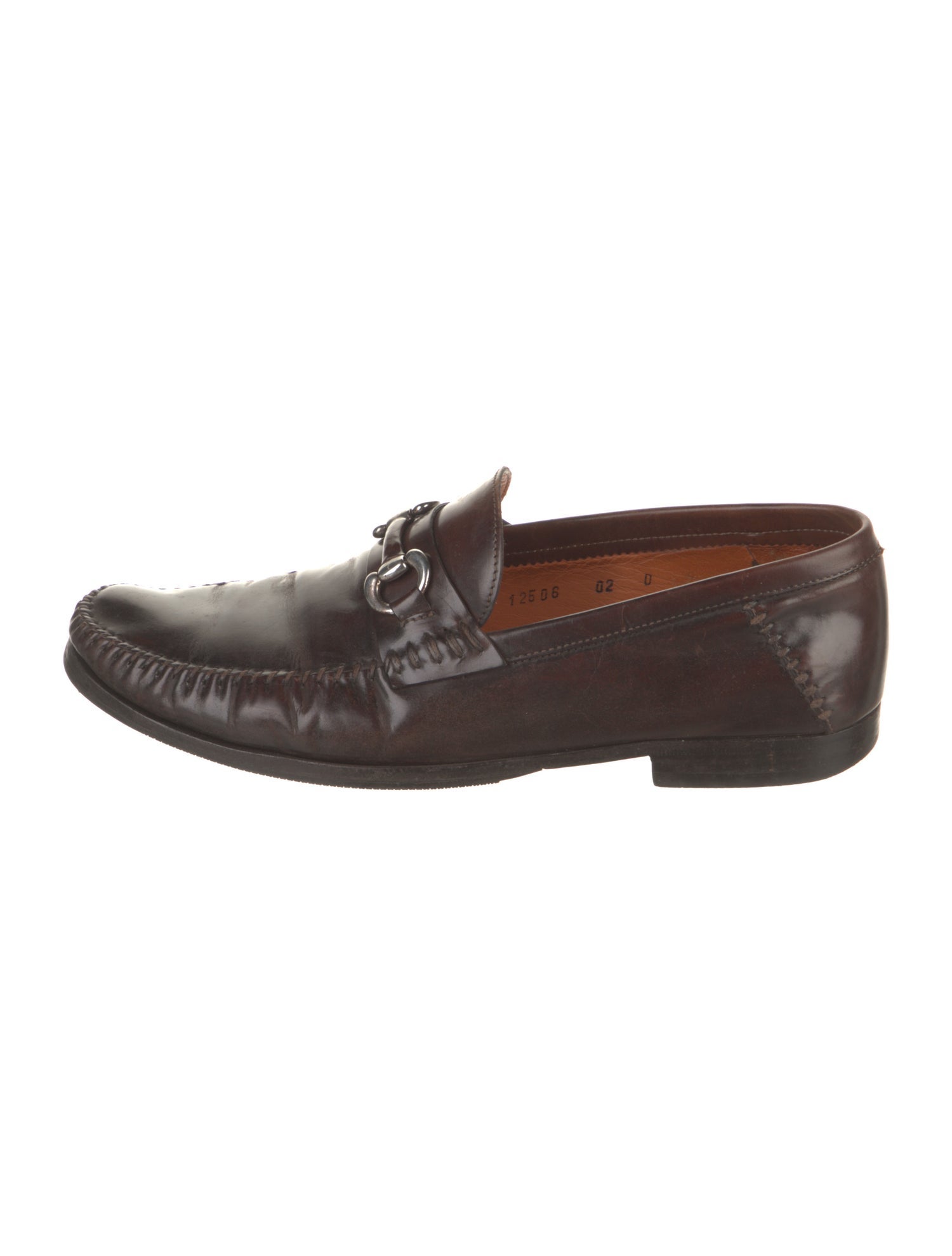 Santoni Leather Dress Loafers