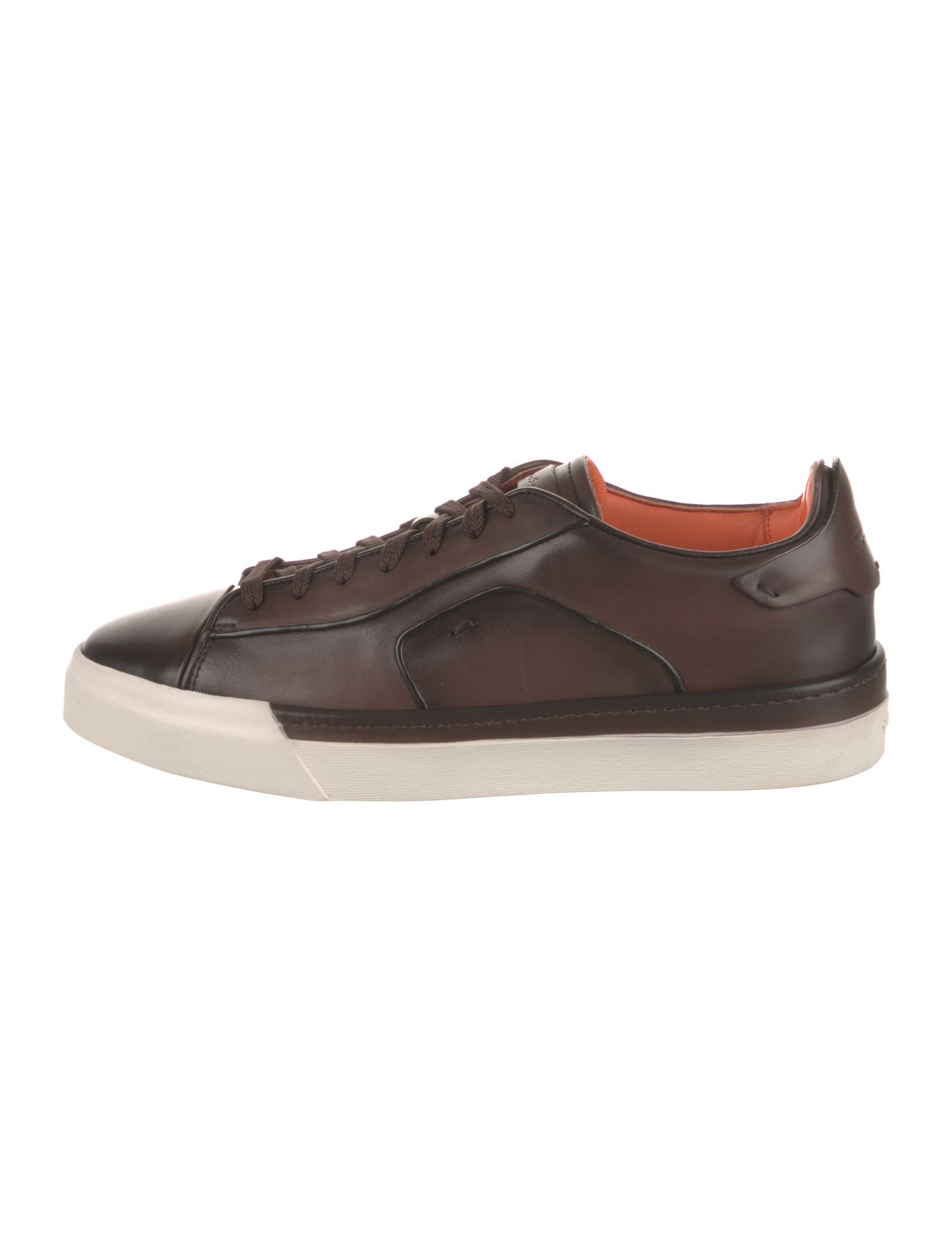 Santoni Leather Sneakers