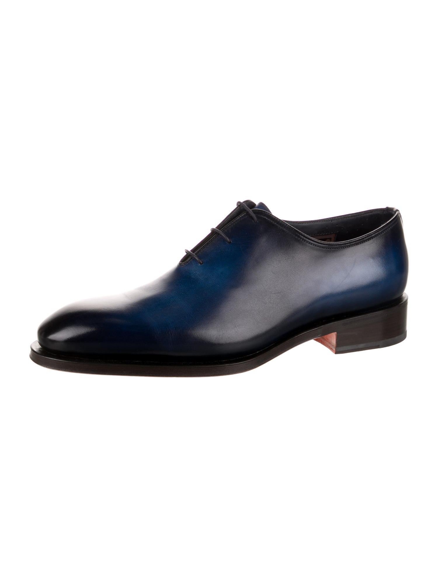 Santoni Leather Oxfords