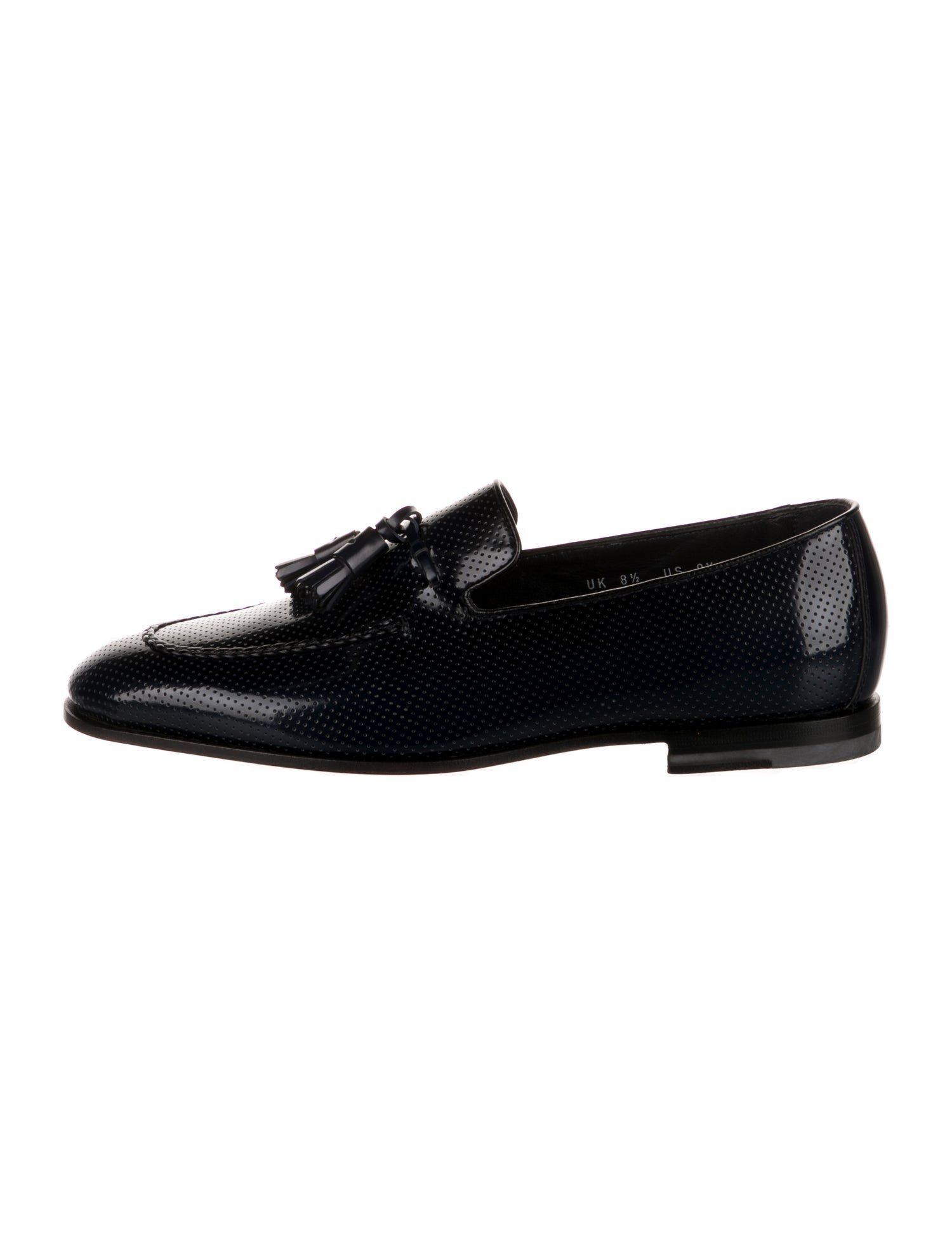 Santoni Leather Dress Loafers