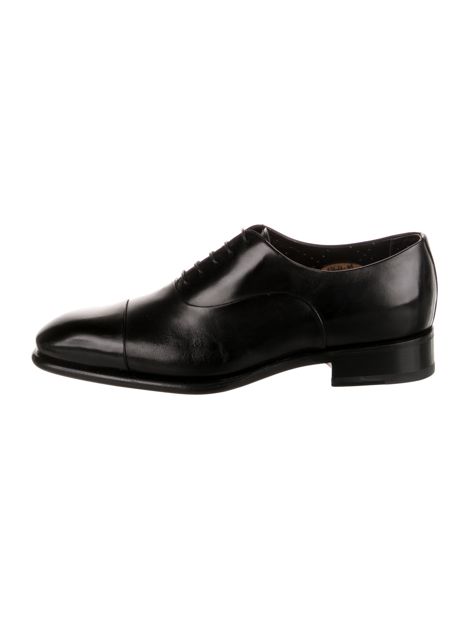Santoni Leather Oxfords