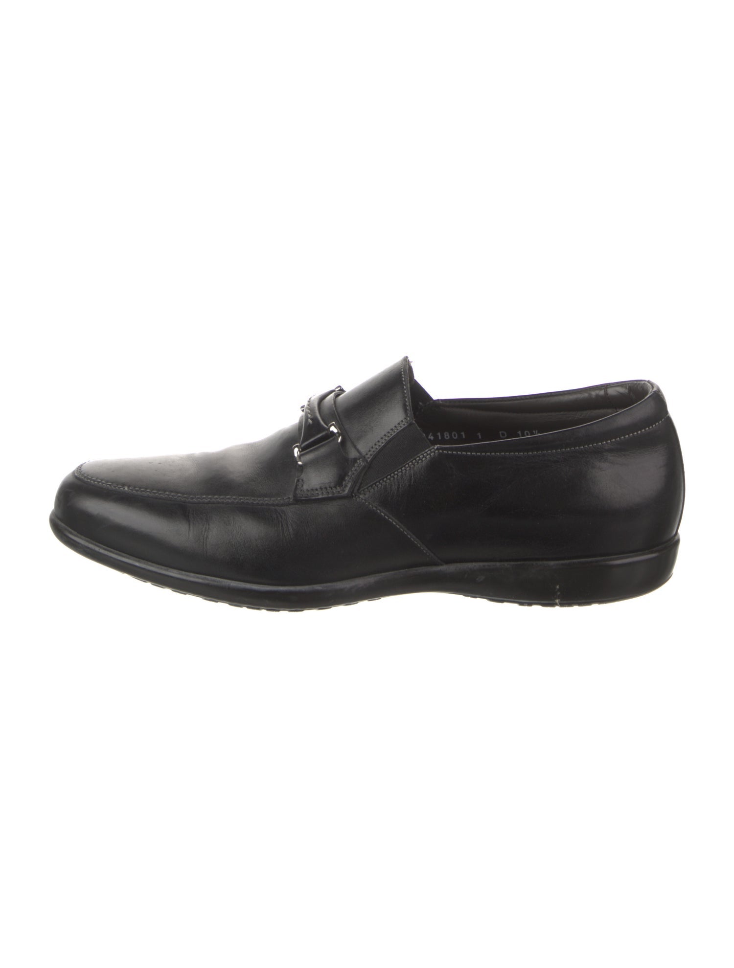 Santoni Leather Dress Loafers