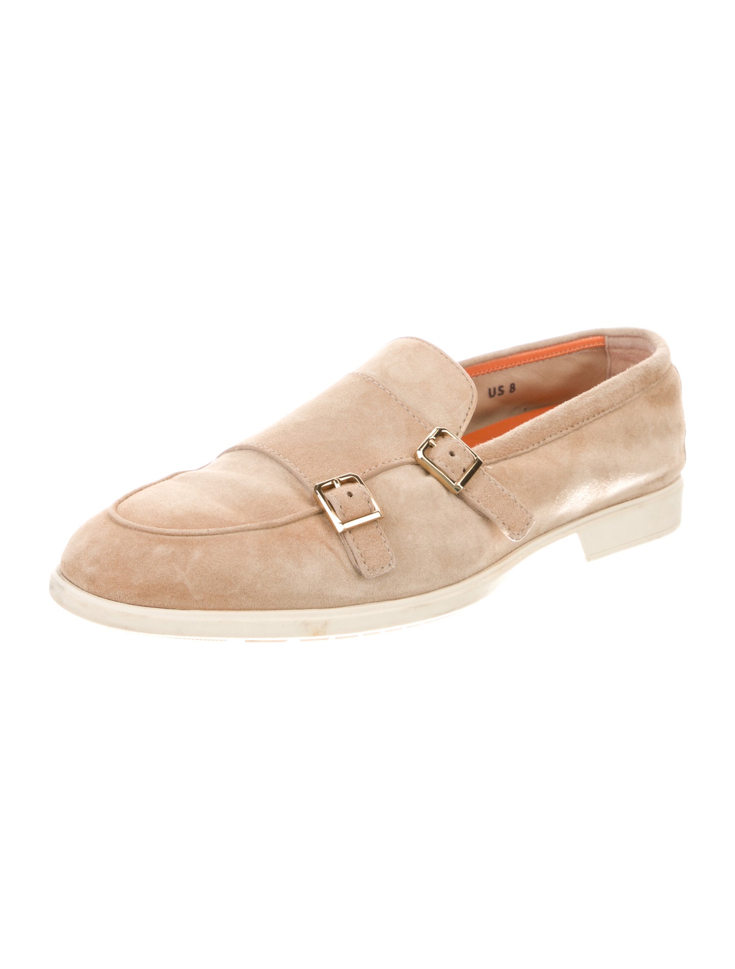 Santoni Suede Boat Shoes