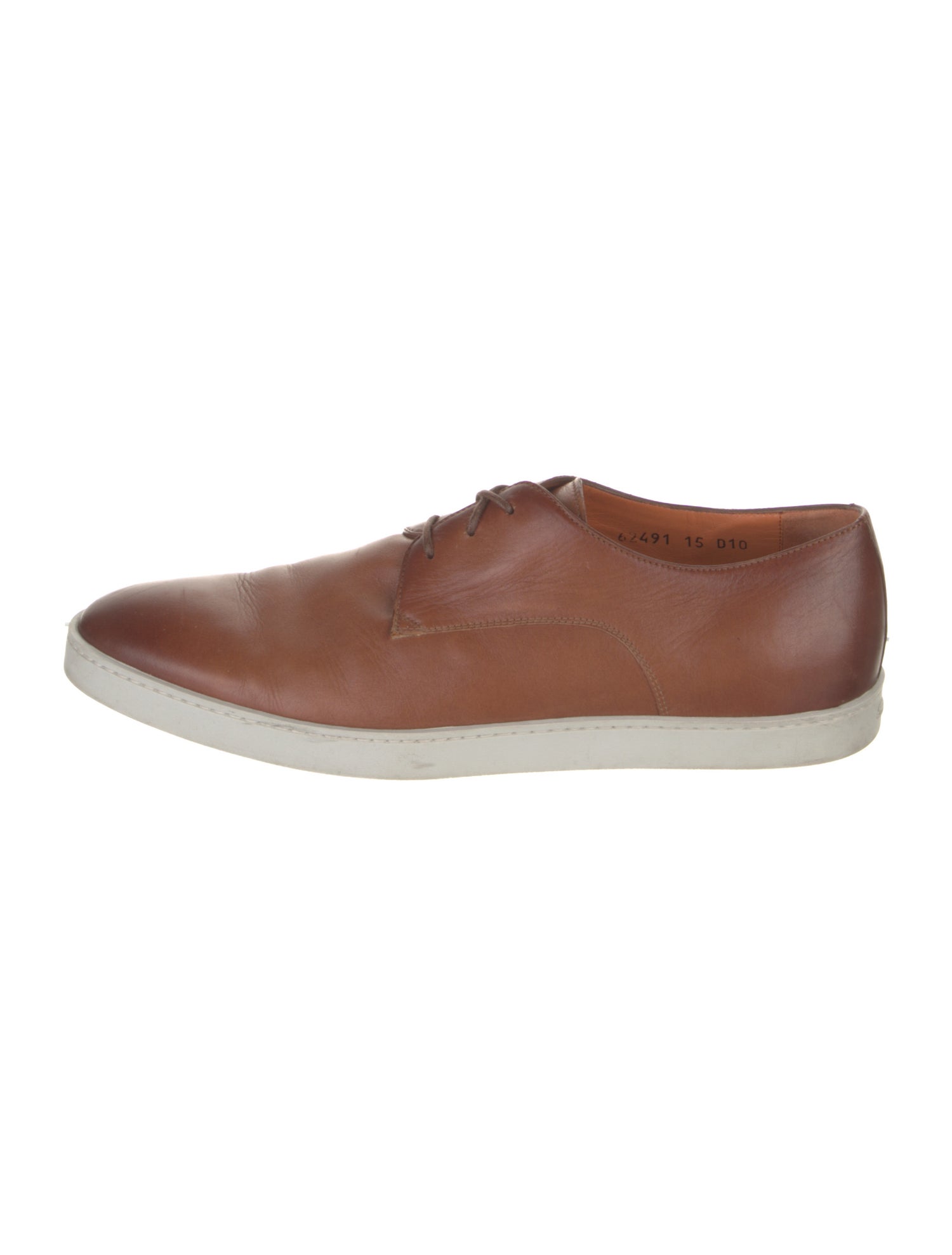 Santoni Leather Derby Shoes