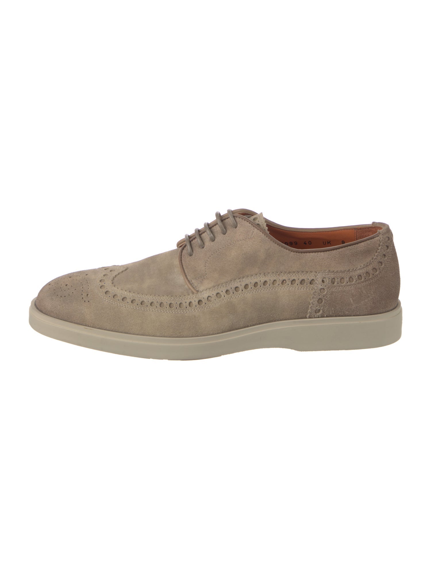 Santoni Suede Brogues