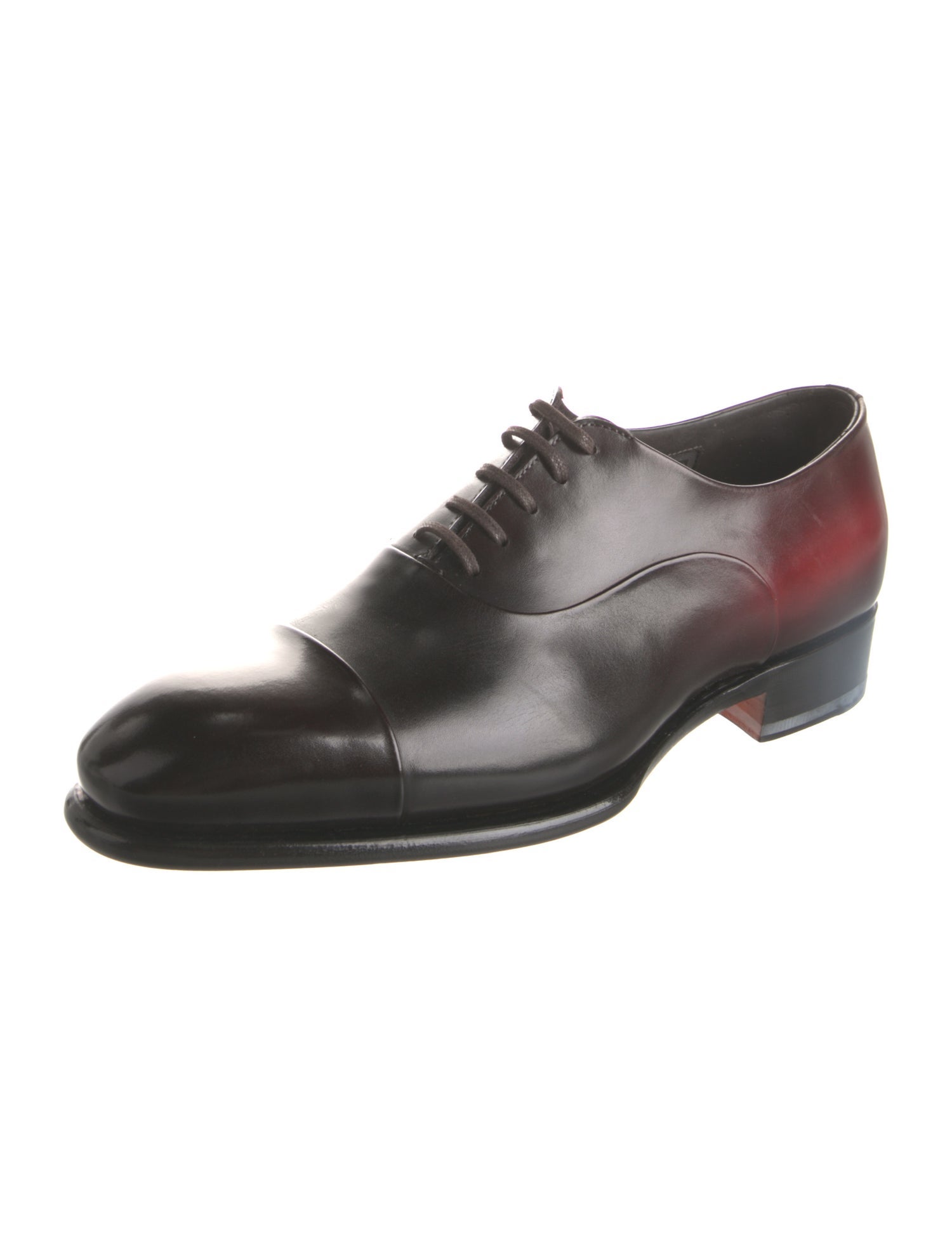 Santoni Leather Oxfords