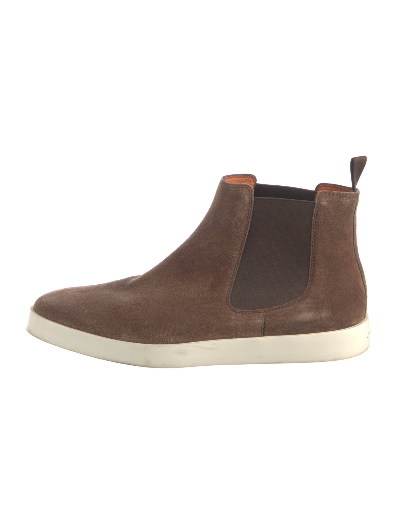 Santoni Suede Chelsea Boots