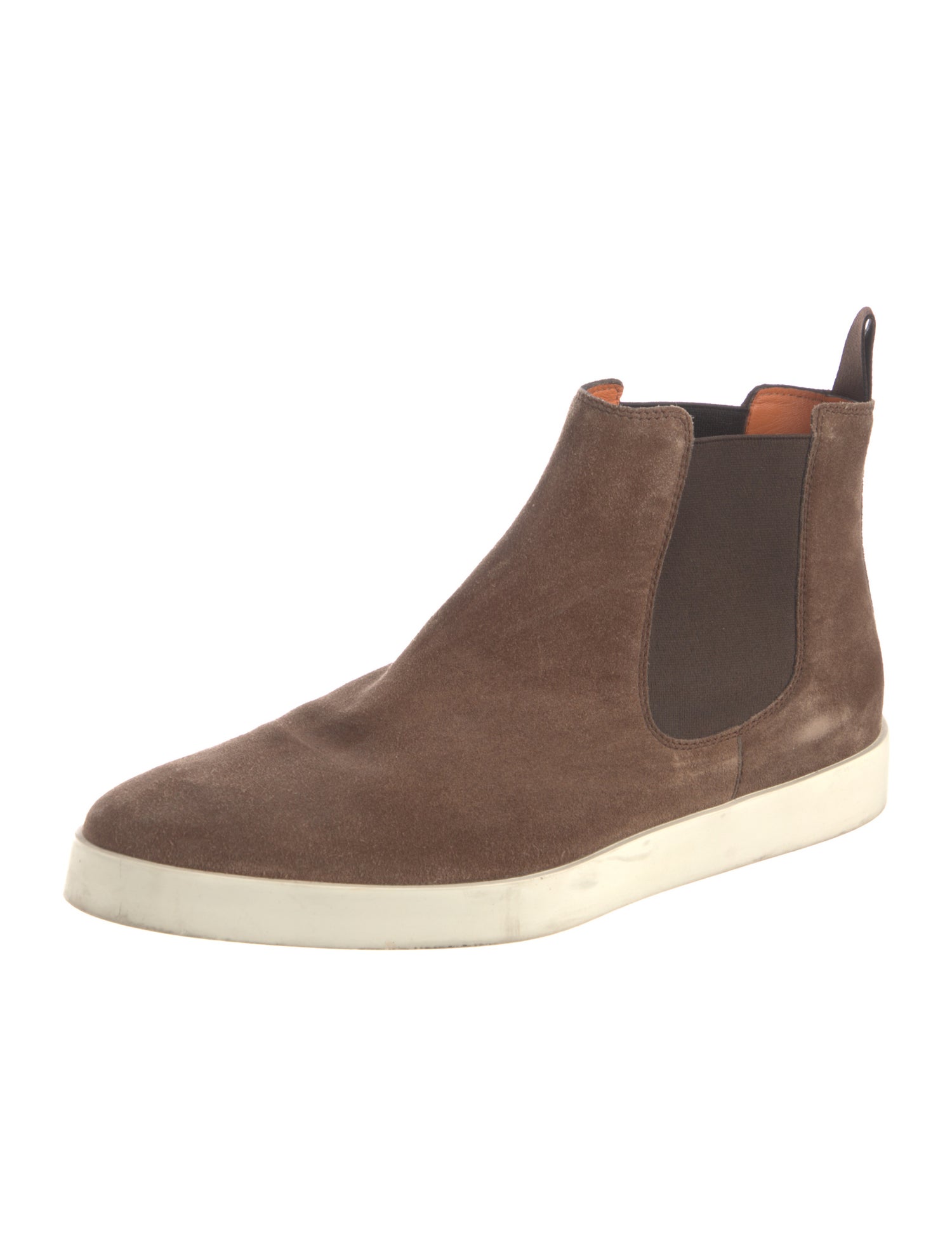 Santoni Suede Chelsea Boots
