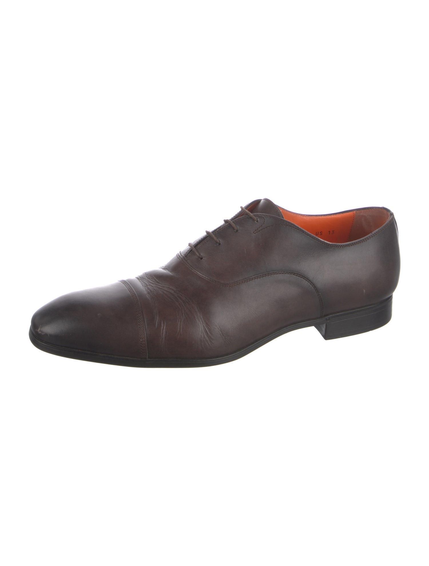 Santoni Leather Oxfords