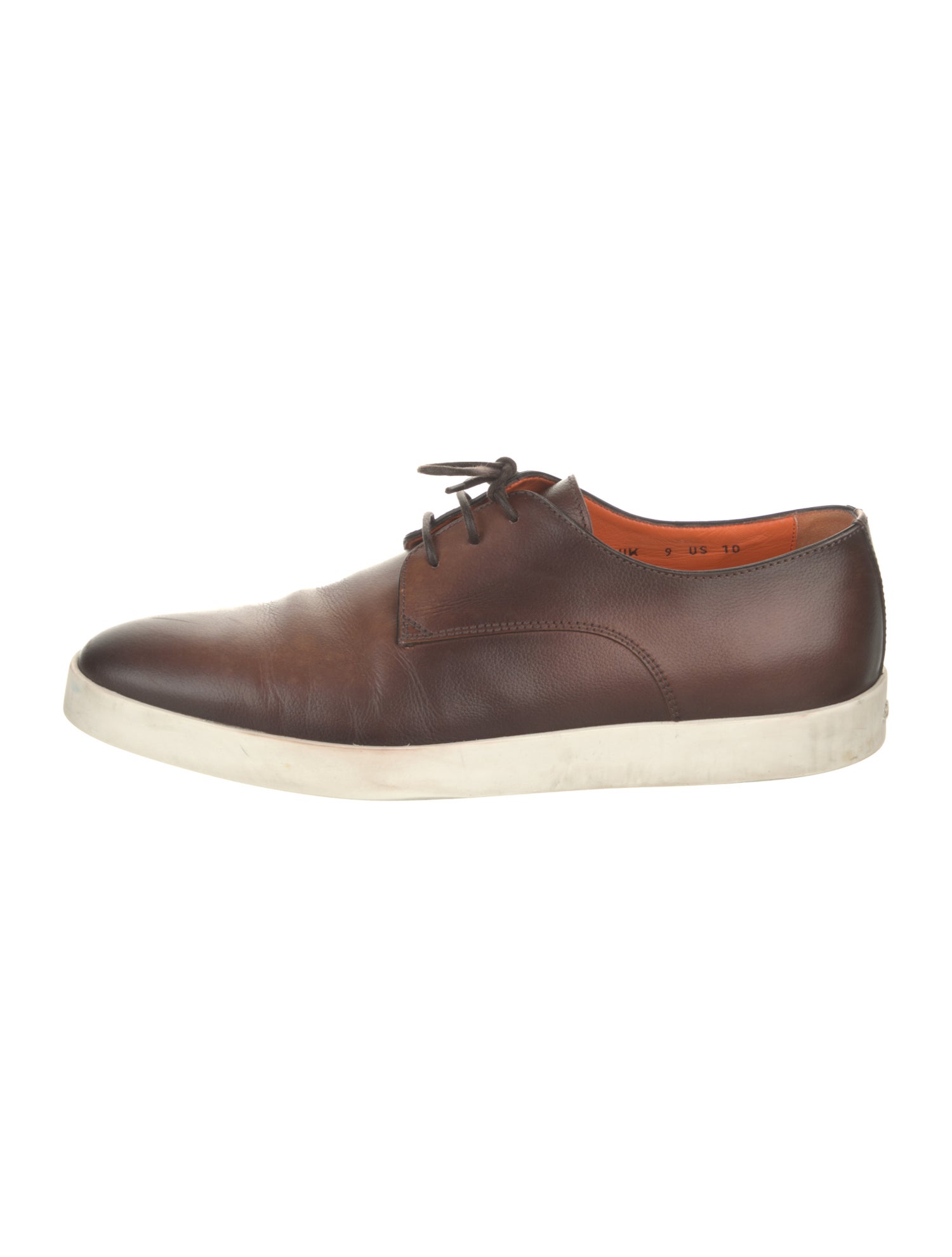 Santoni Leather Derby Shoes
