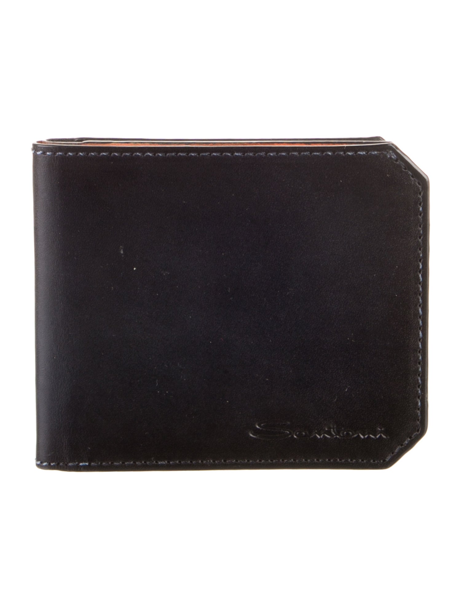 Santoni Leather Bifold Wallet