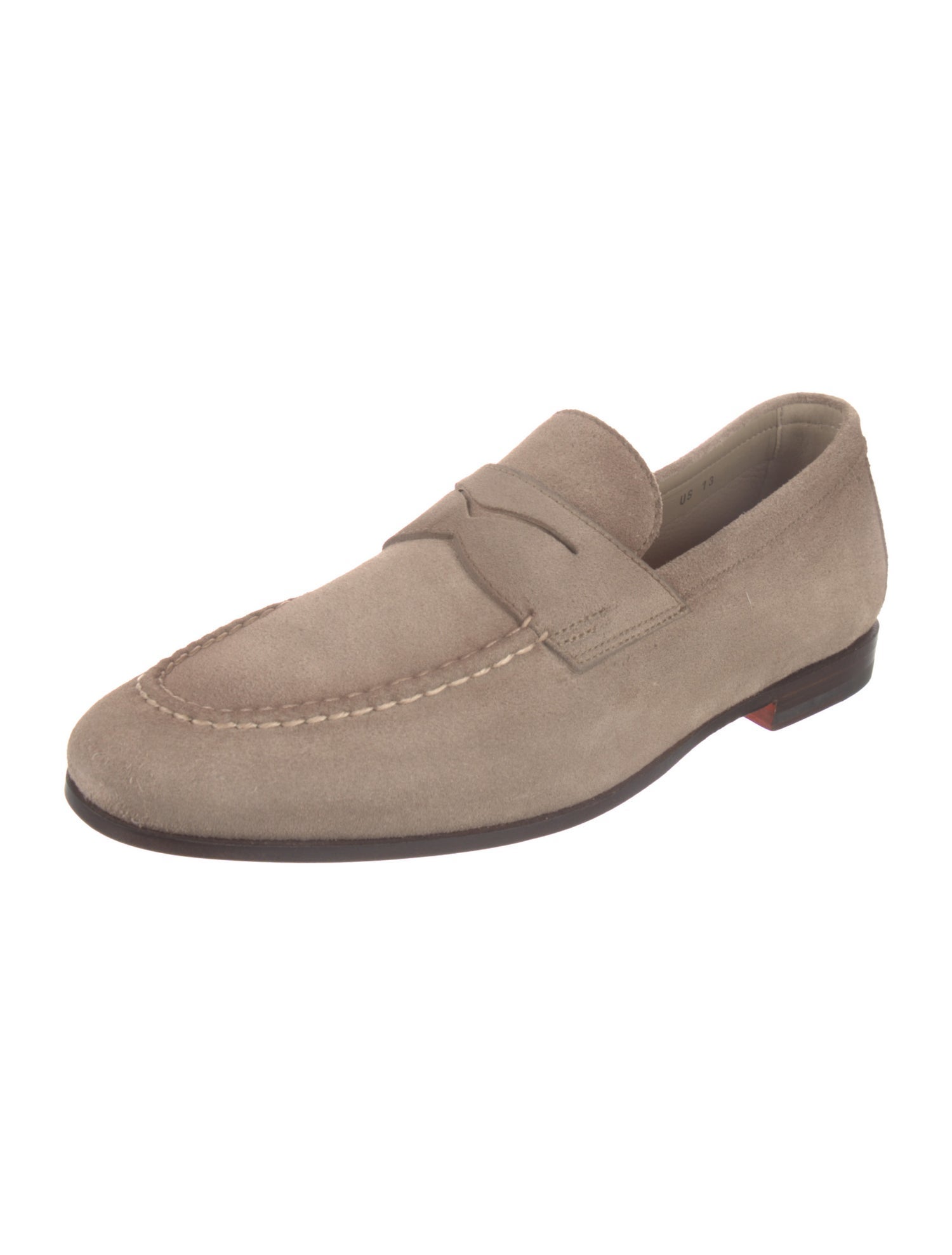 Santoni Suede Monk Straps