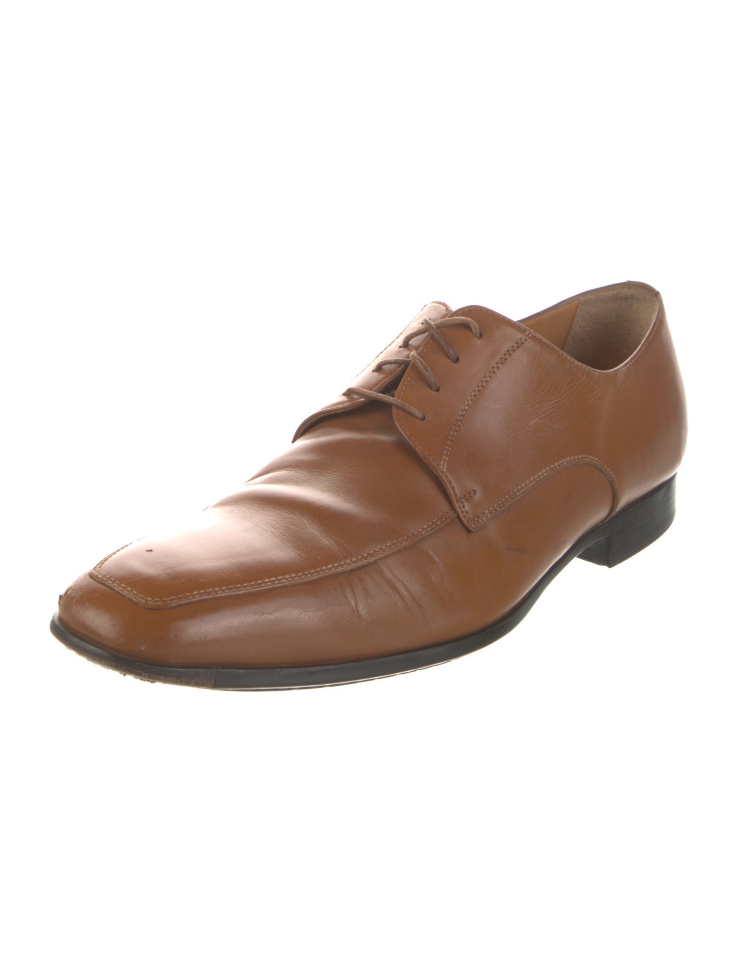 Santoni Leather Derby Shoes