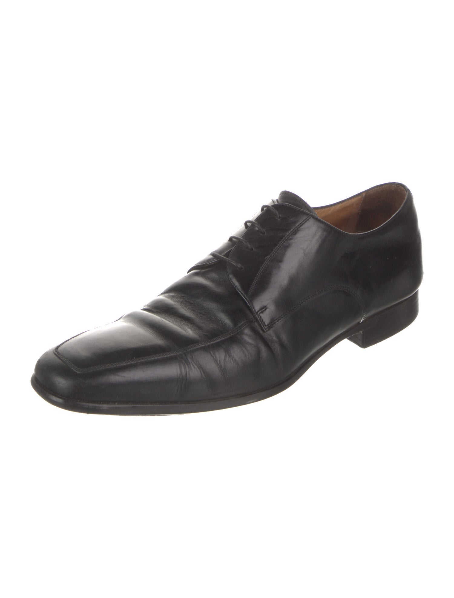 Santoni Leather Oxfords