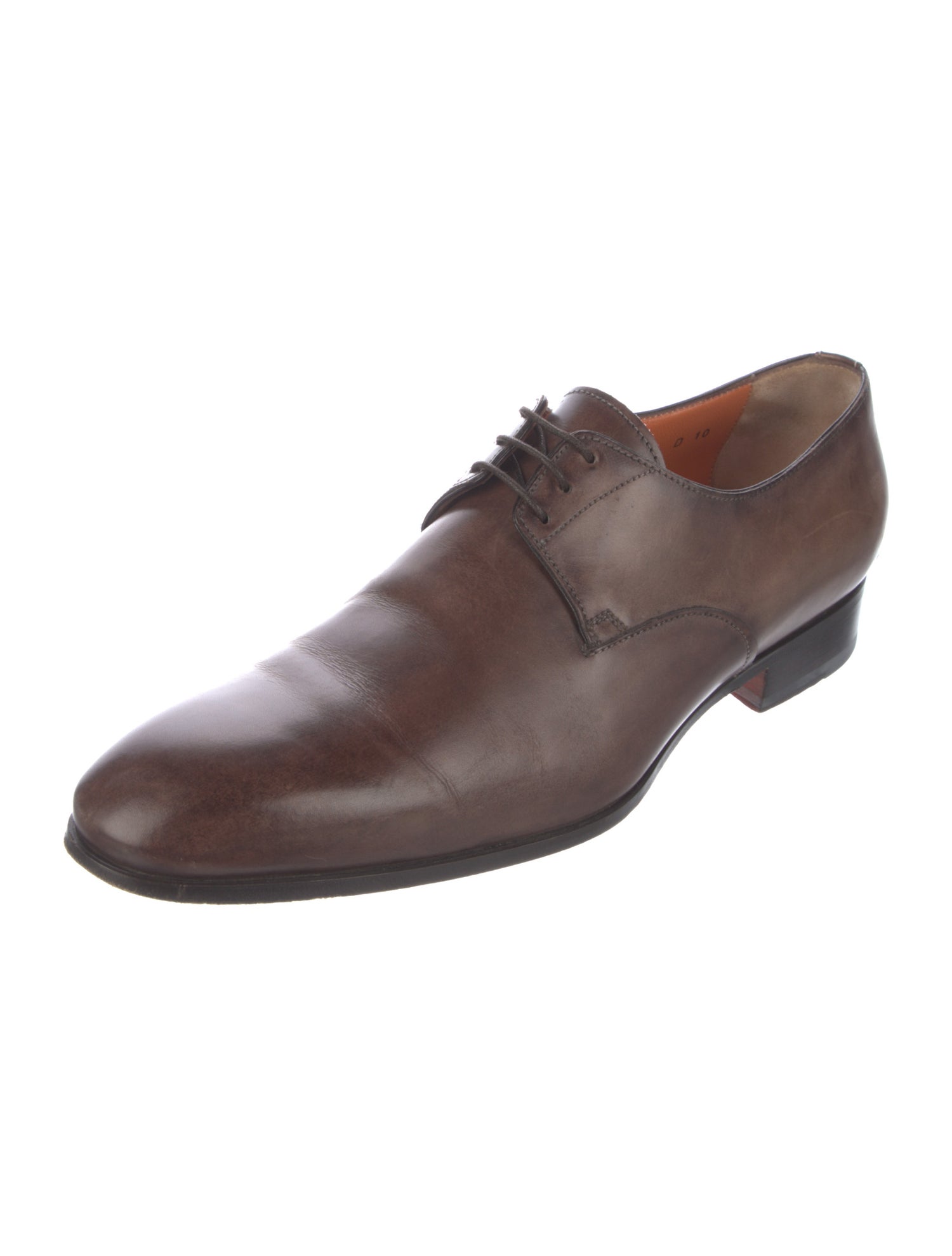 Santoni Leather Derby Shoes