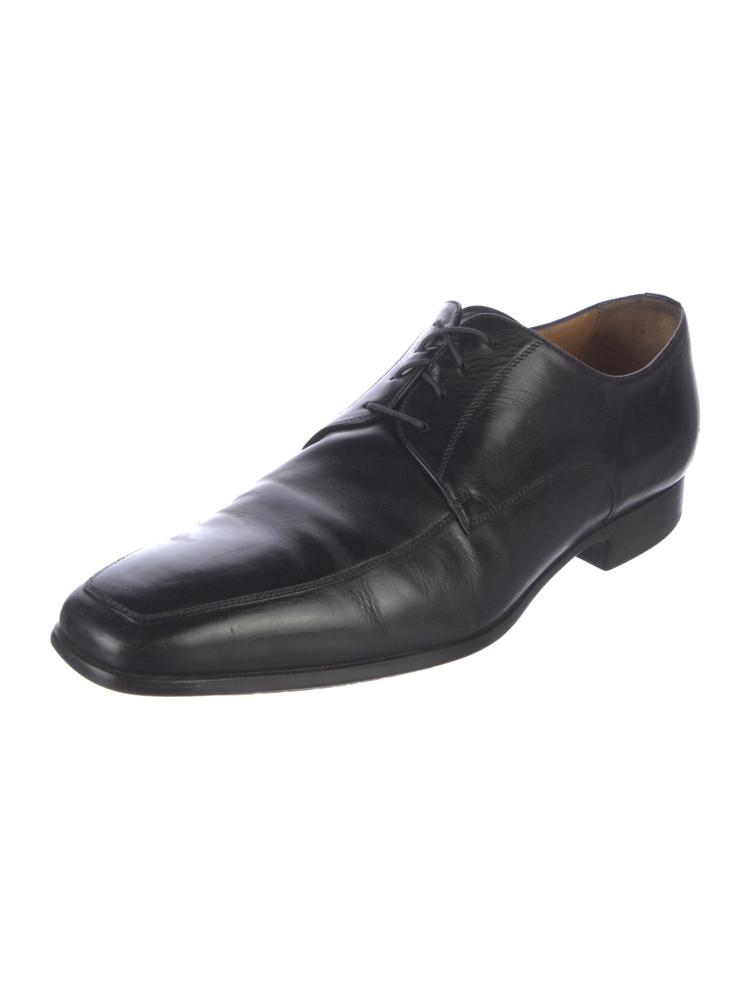 Santoni Leather Oxfords