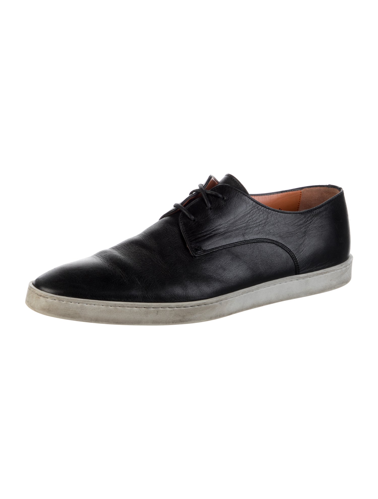 Santoni Leather Oxfords