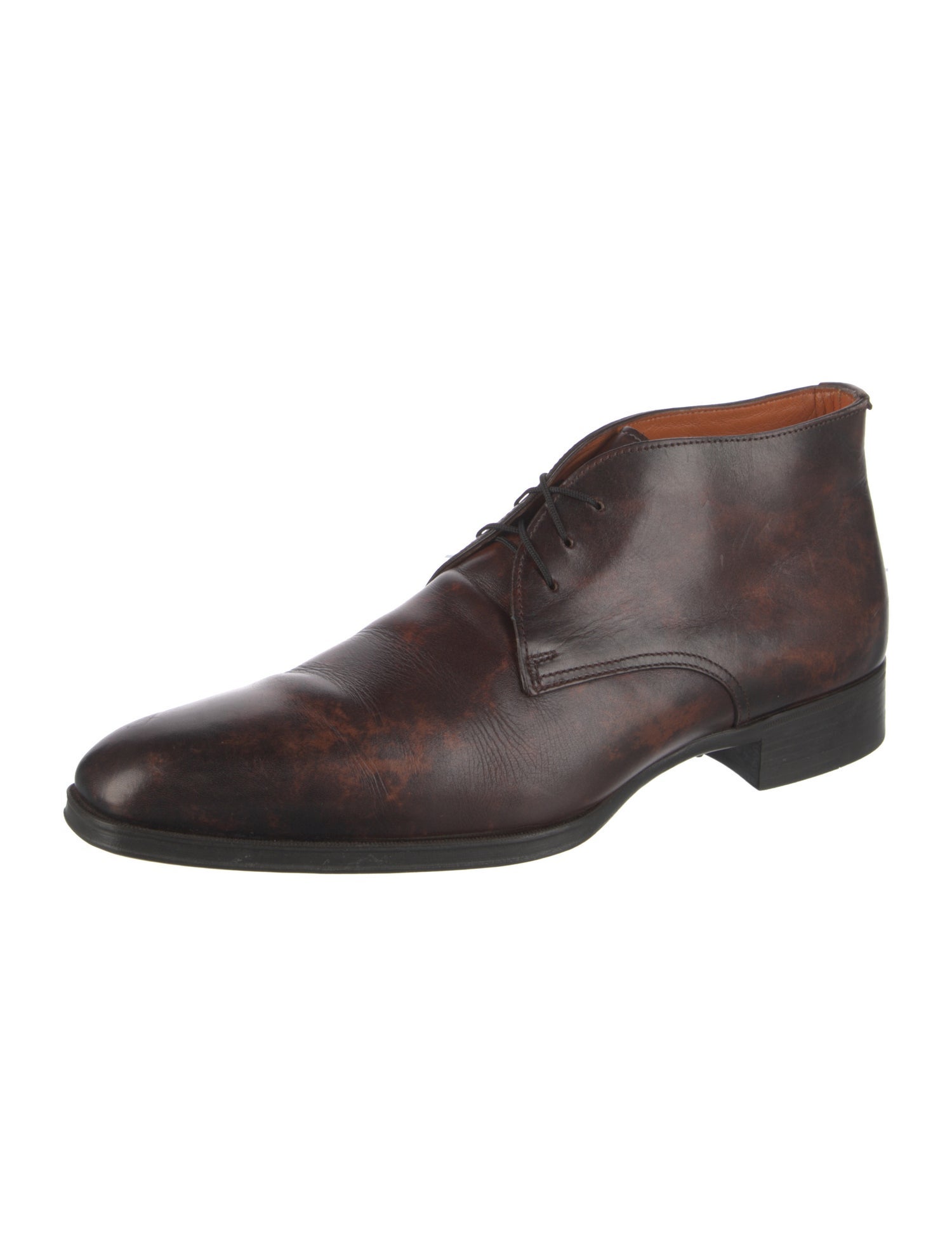 Santoni Leather Oxfords