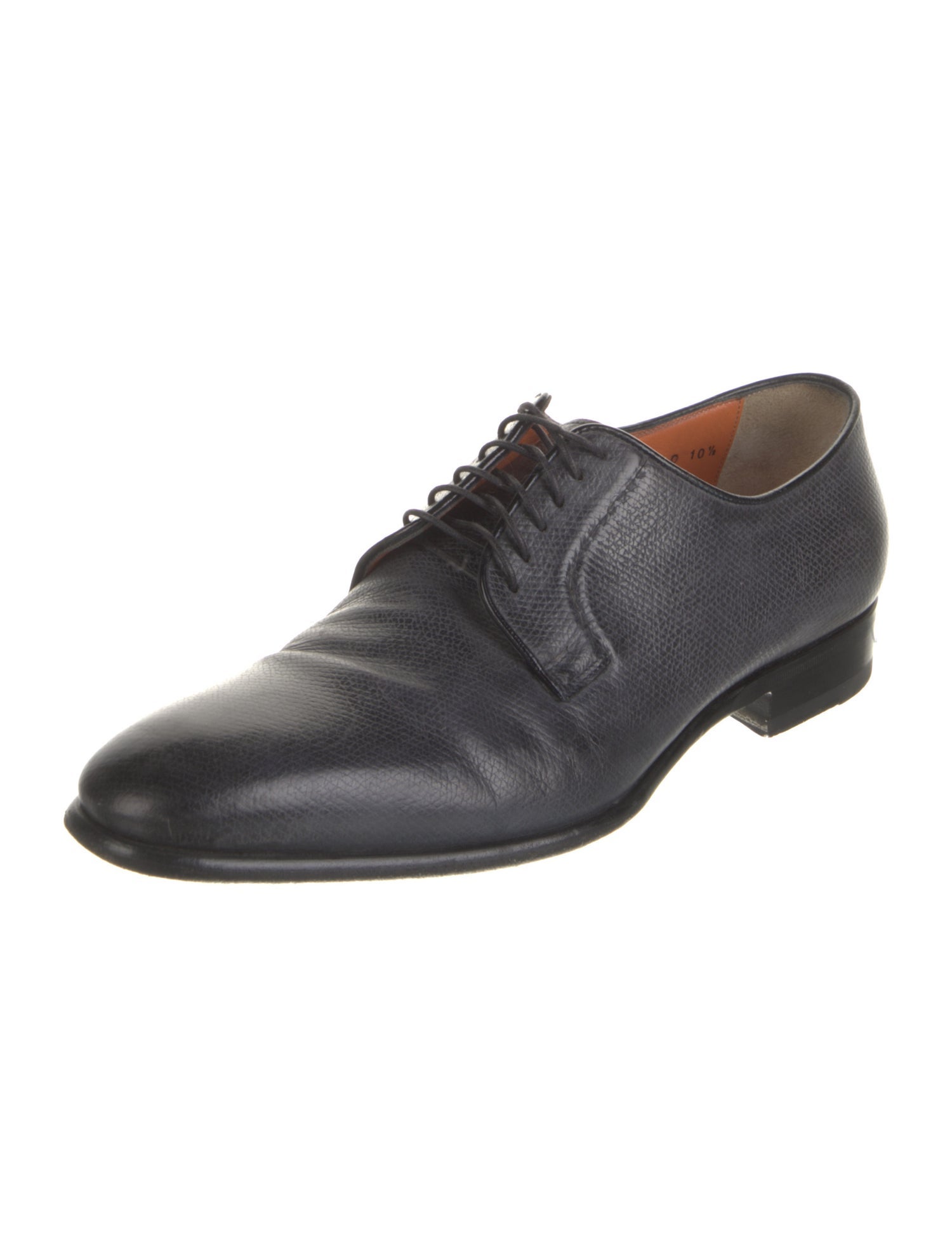 Santoni Leather Derby Shoes