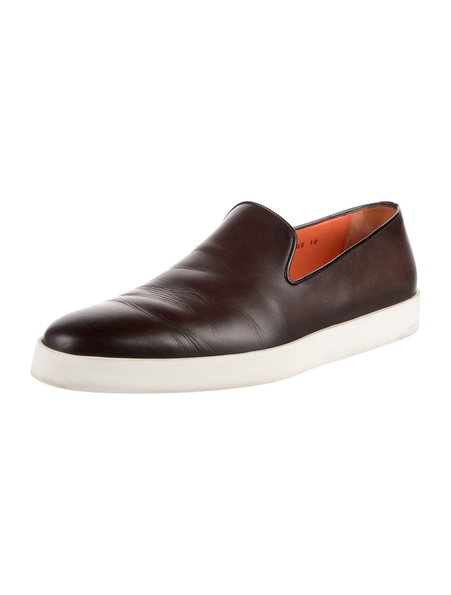 Santoni Leather Sneakers