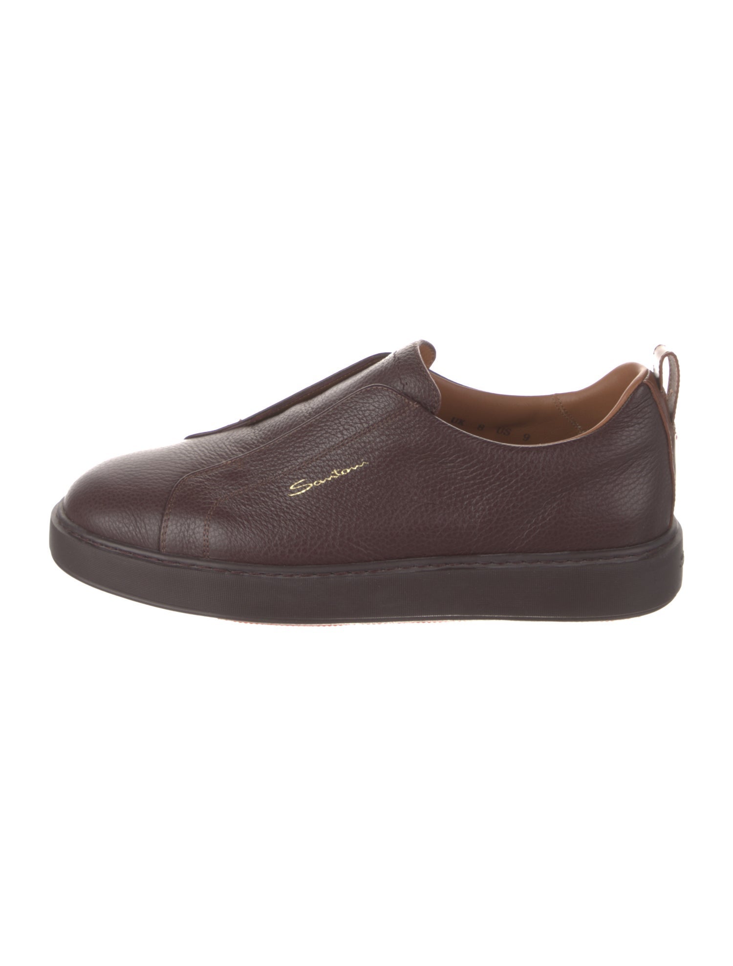 Santoni Leather Sneakers