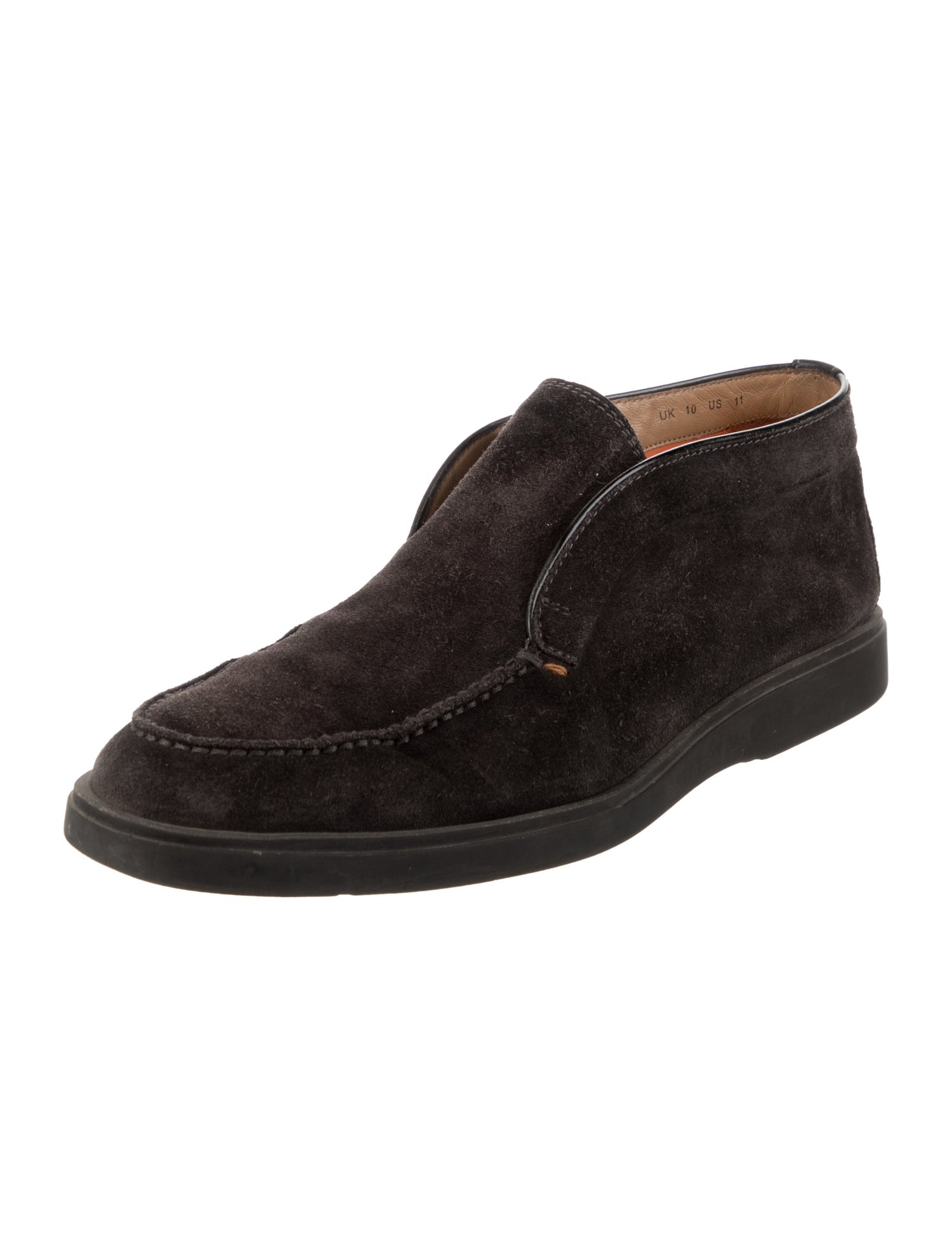Santoni Suede Loafers
