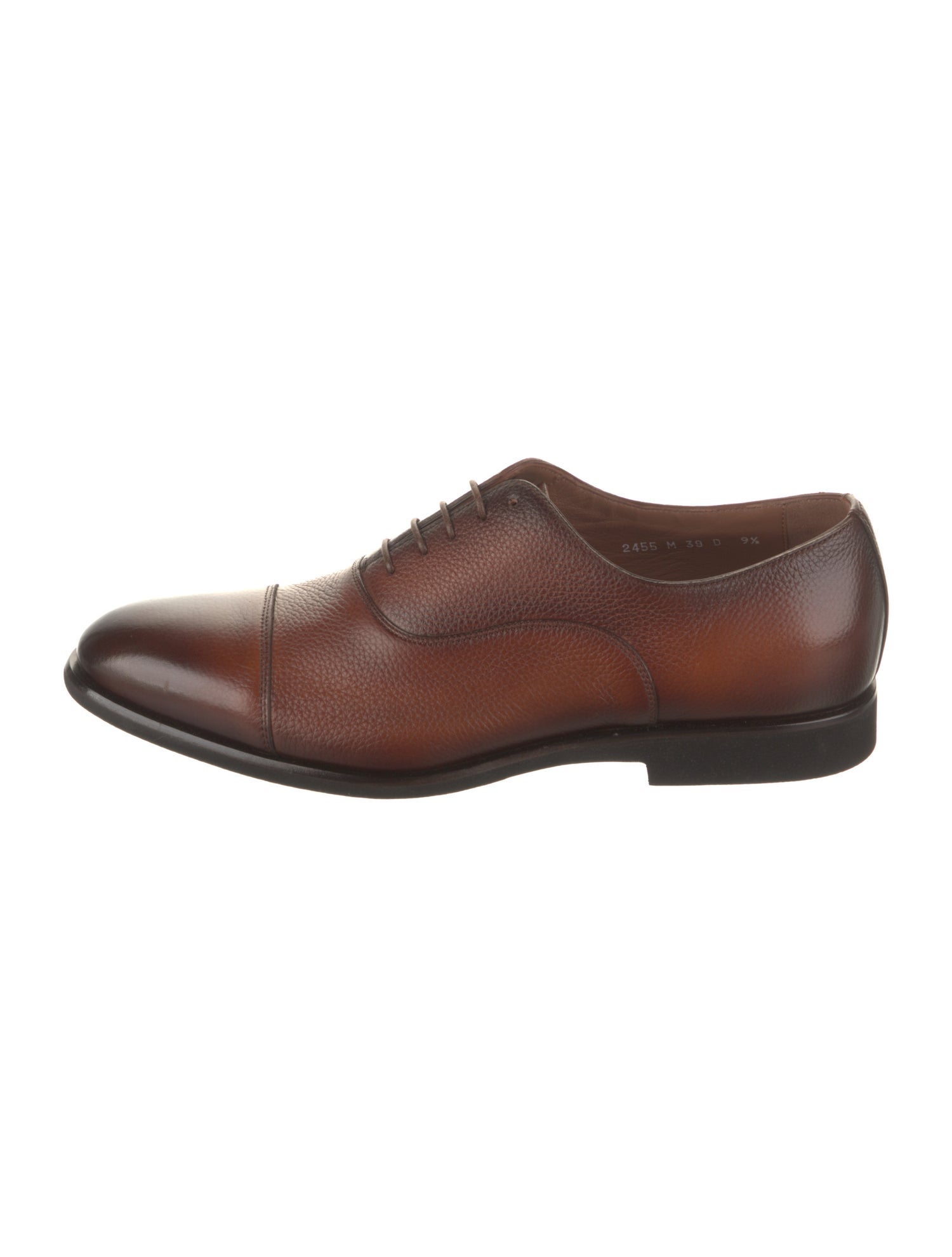 Santoni Leather Oxfords