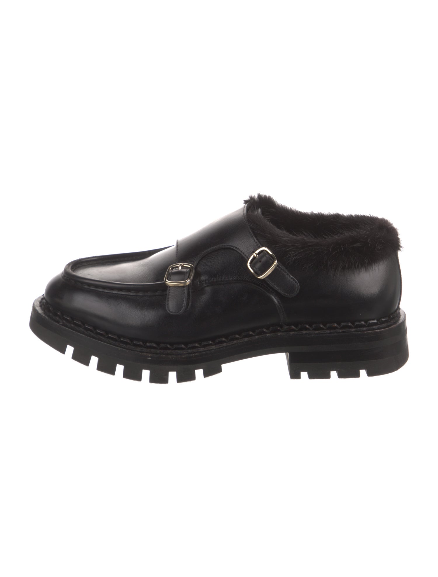 Santoni Leather Loafers