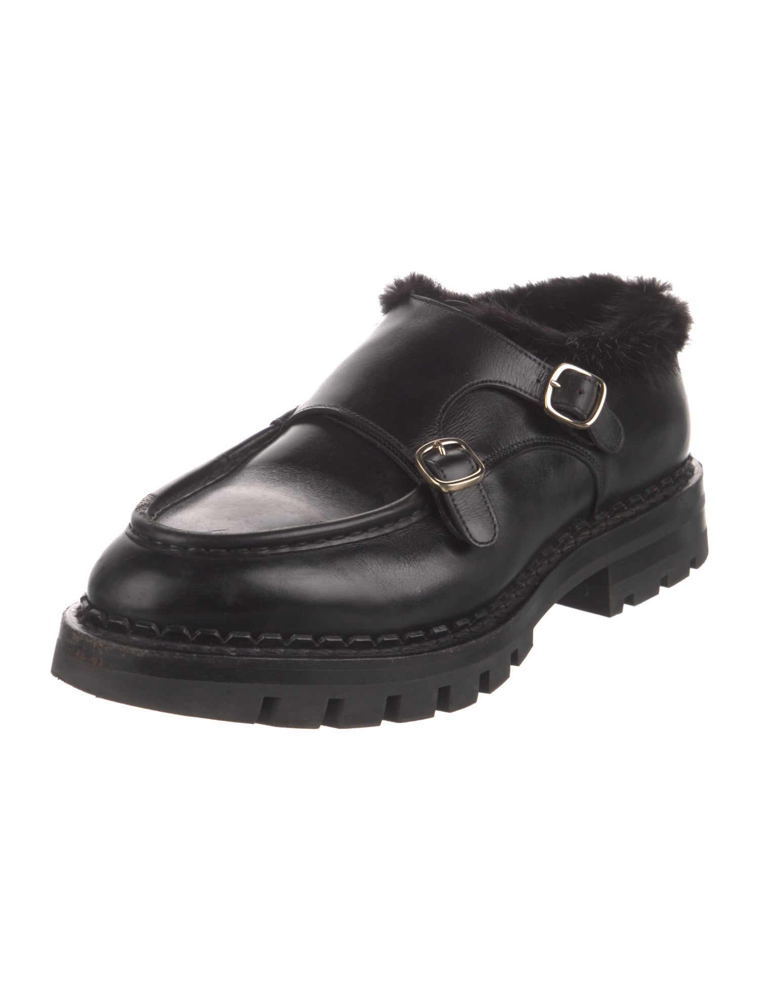 Santoni Leather Loafers