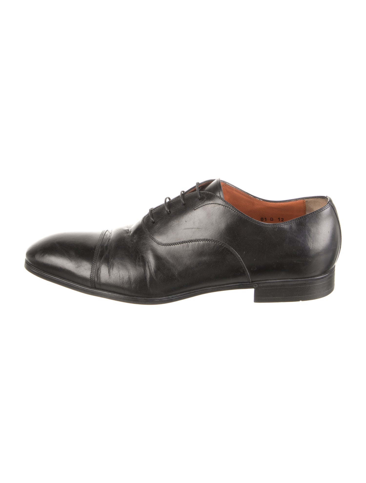 Santoni Leather Oxfords