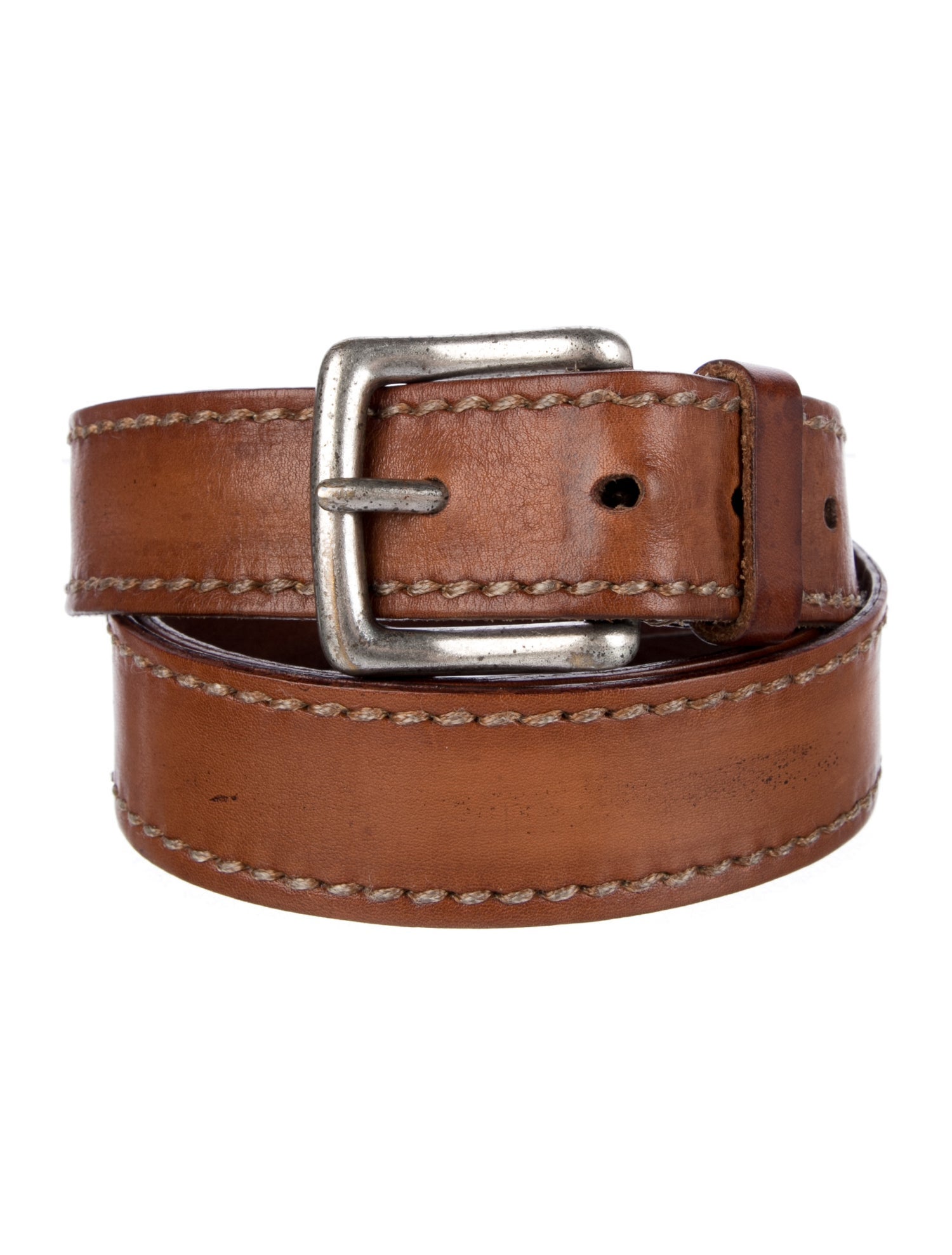 Santoni Leather Belt