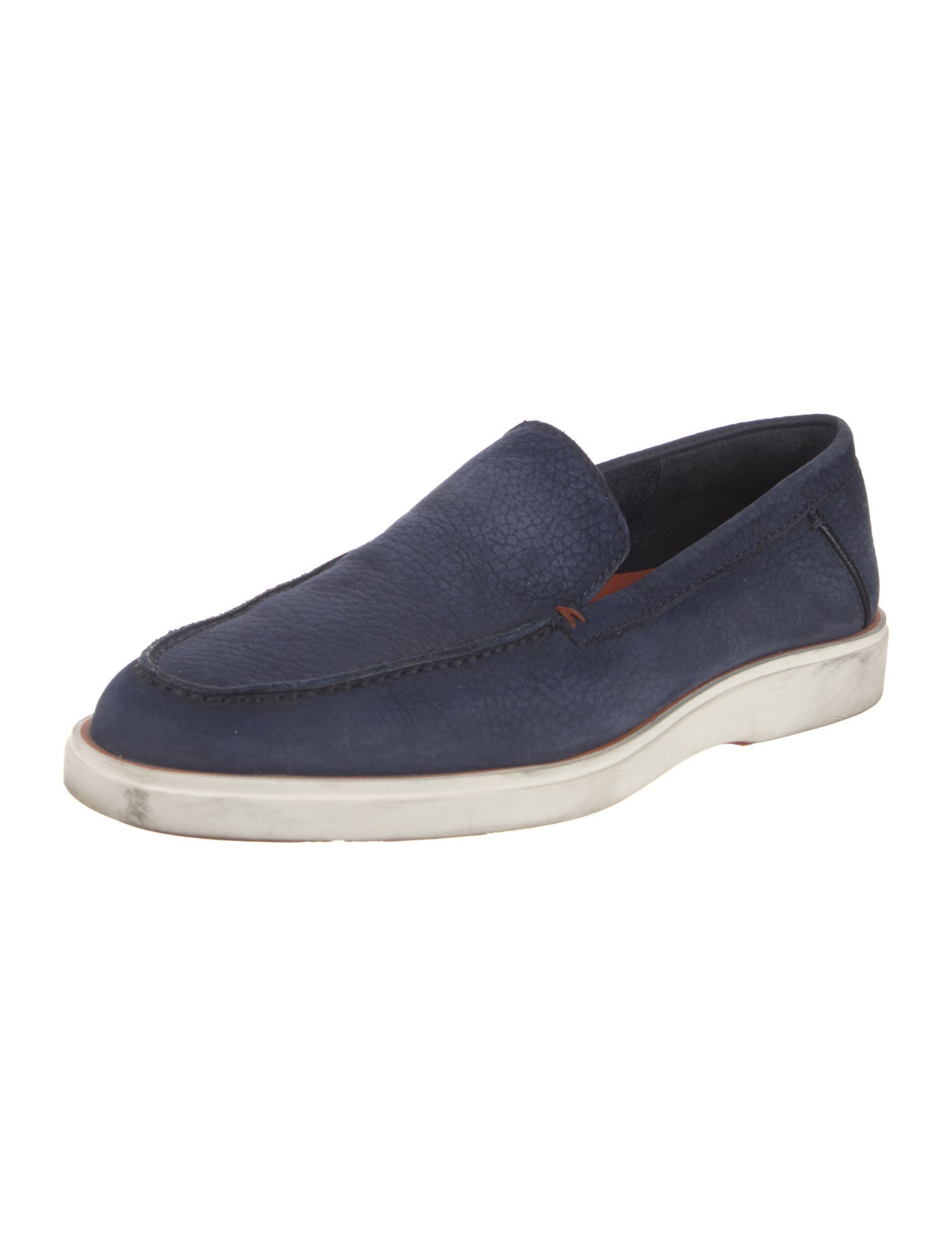 Santoni Suede Loafers