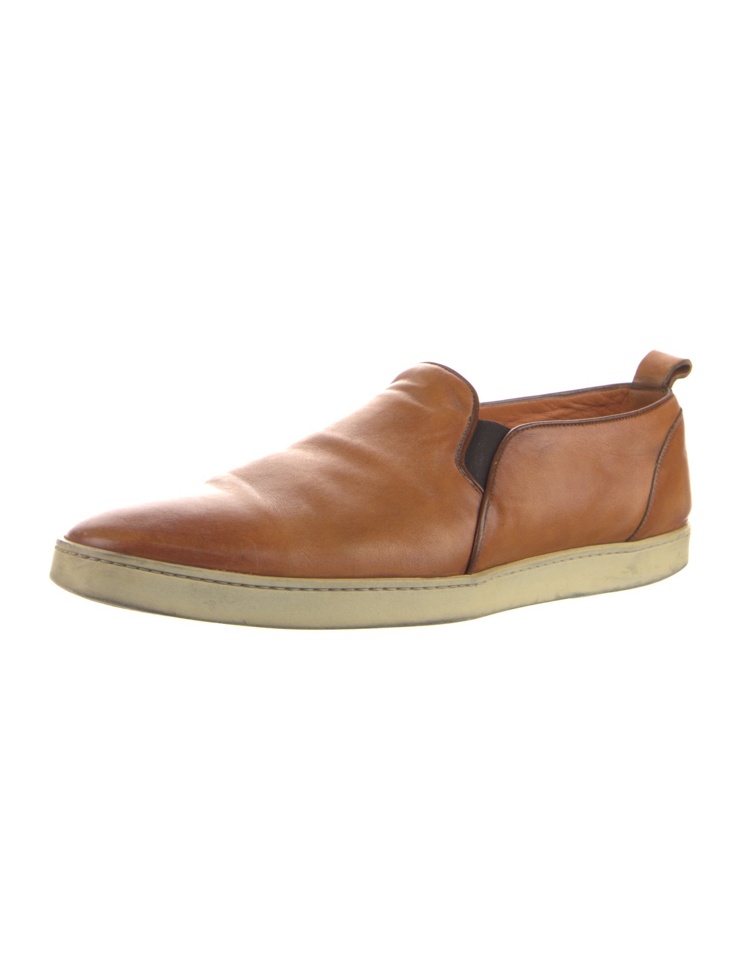 Santoni Leather Monk Straps