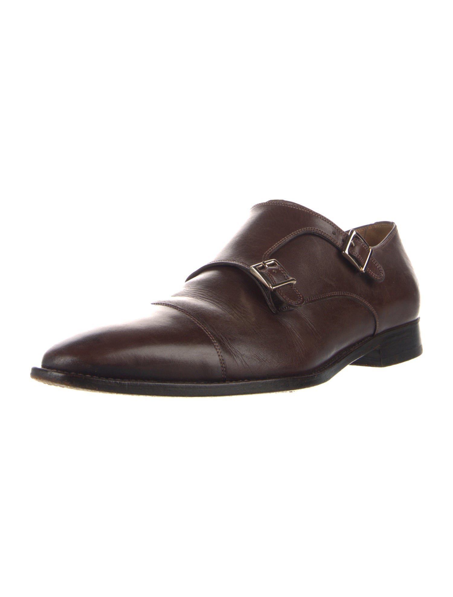 Santoni Leather Oxfords