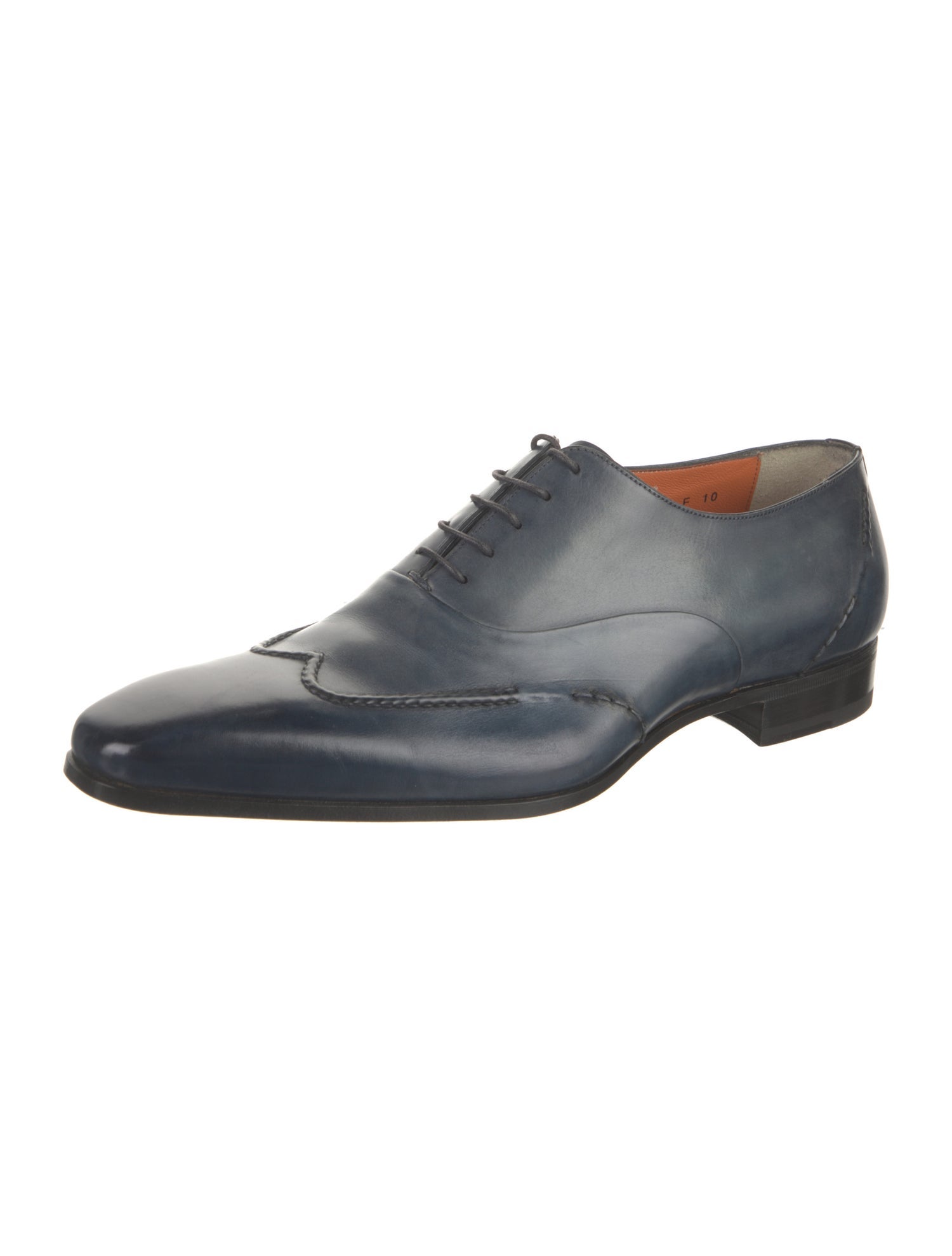 Santoni Leather Oxfords