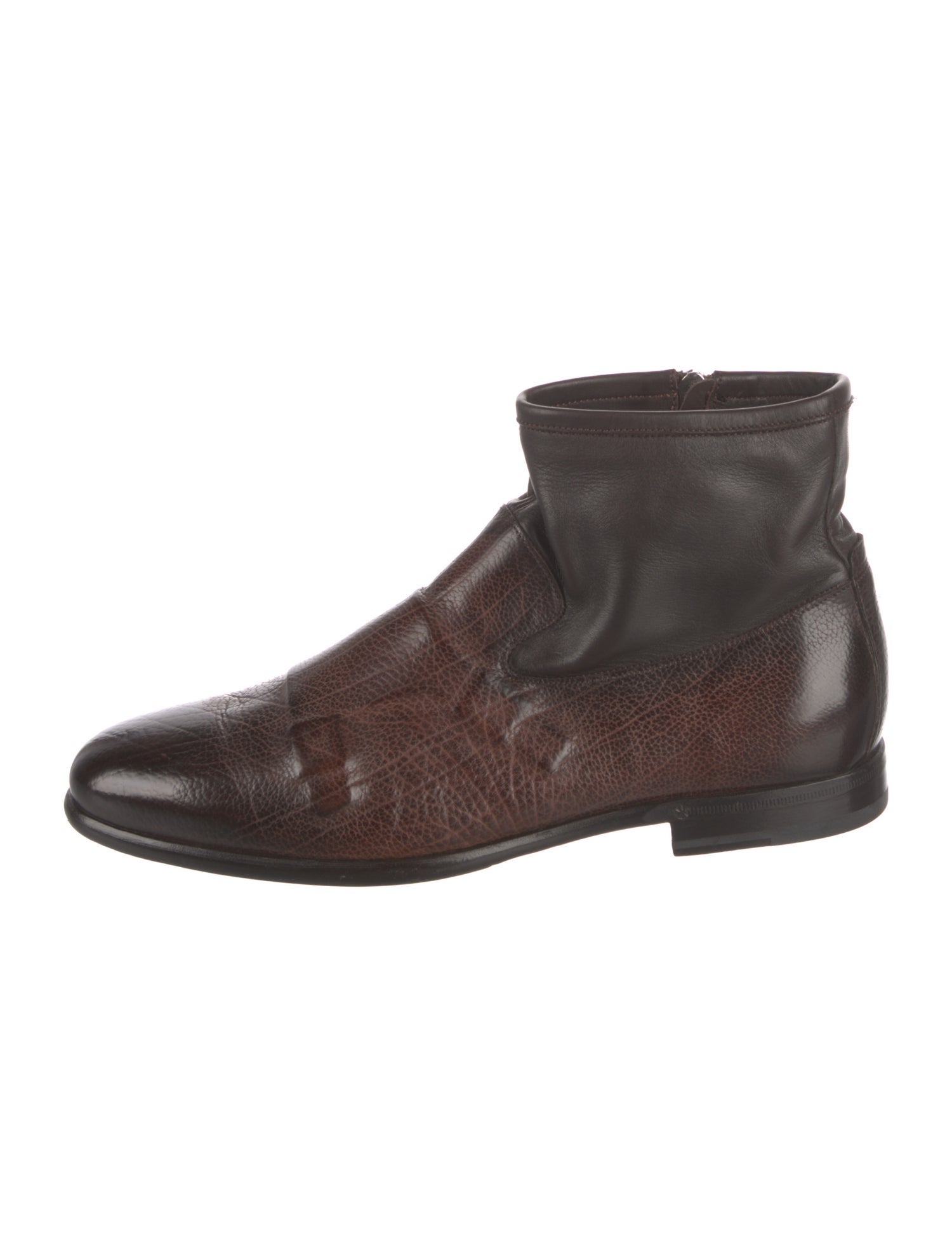 Santoni Leather Boots