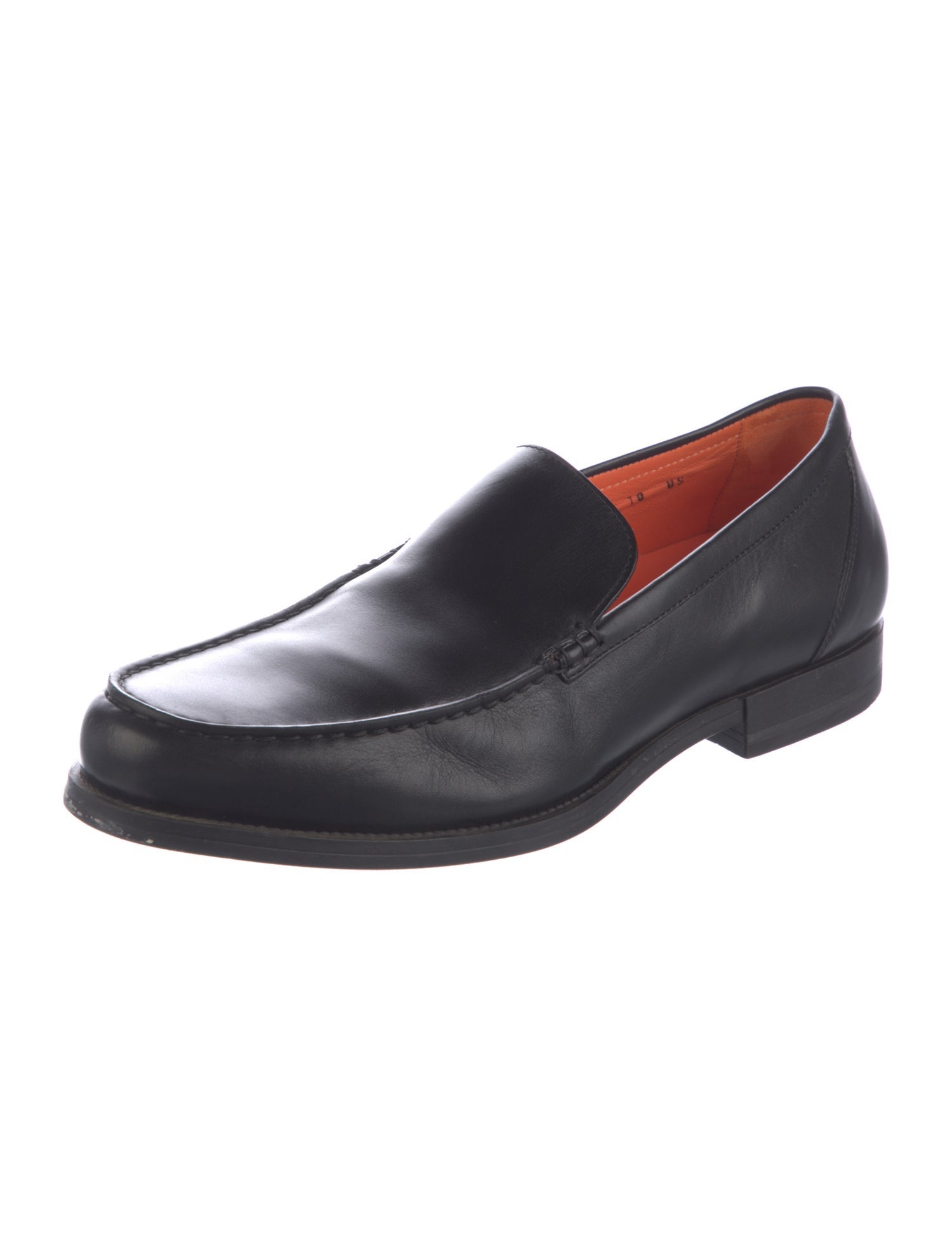 Santoni Leather Loafers
