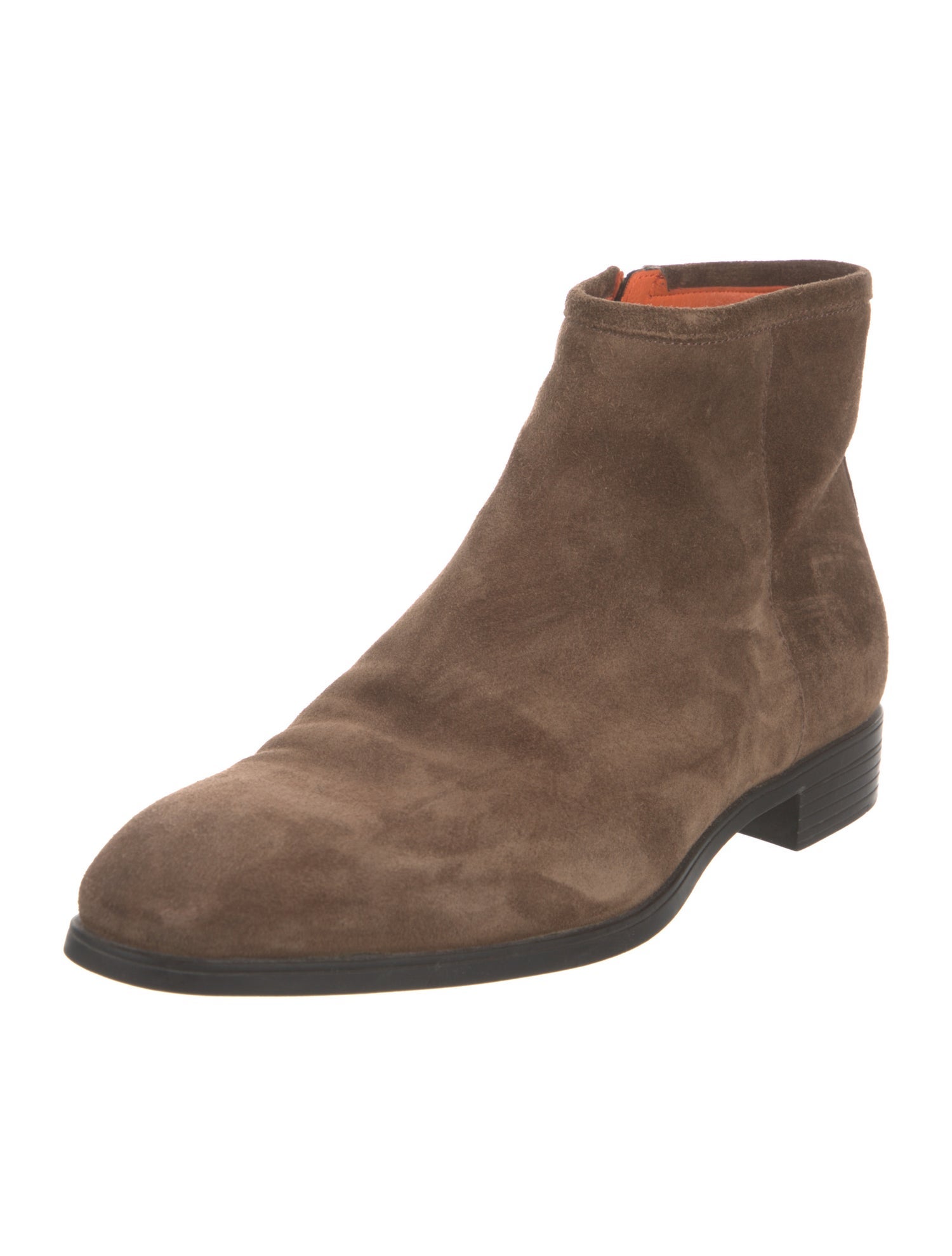 Santoni Suede Chelsea Boots