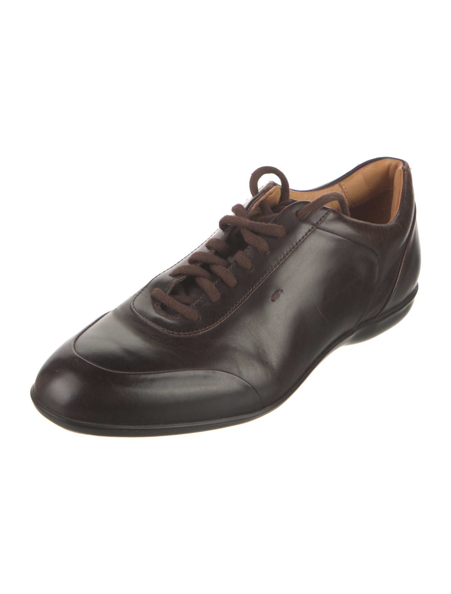 Santoni Leather Oxfords