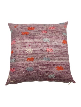 St. Frank Amethyst Burdock Kilim Throw Pillow