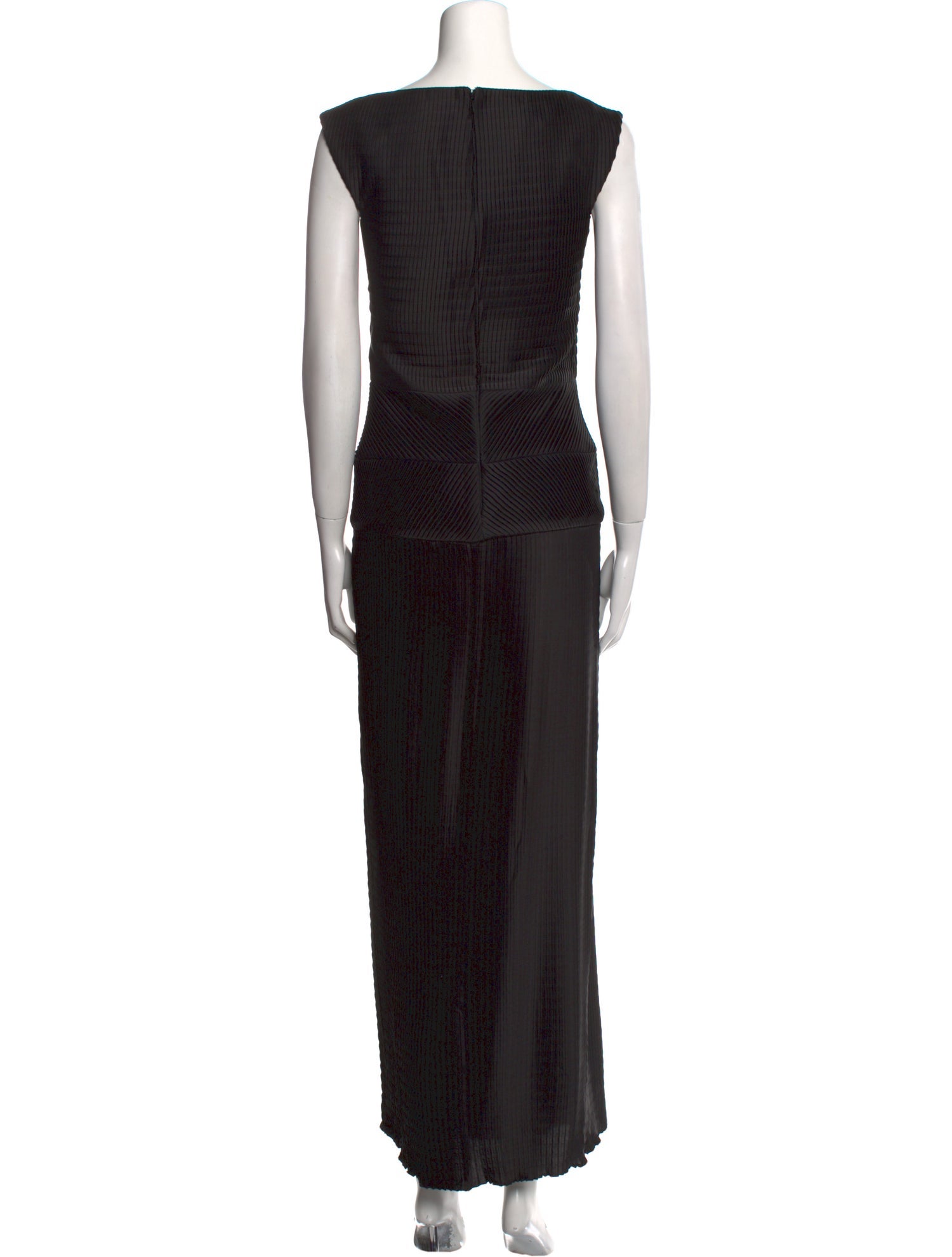 Saiid Kobeisy Bateau Neckline Long Dress