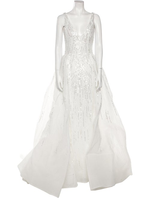 Saiid Kobeisy Mesh Long Dress