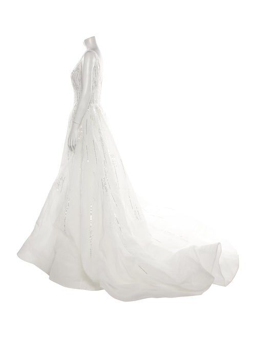 Saiid Kobeisy Mesh Long Dress