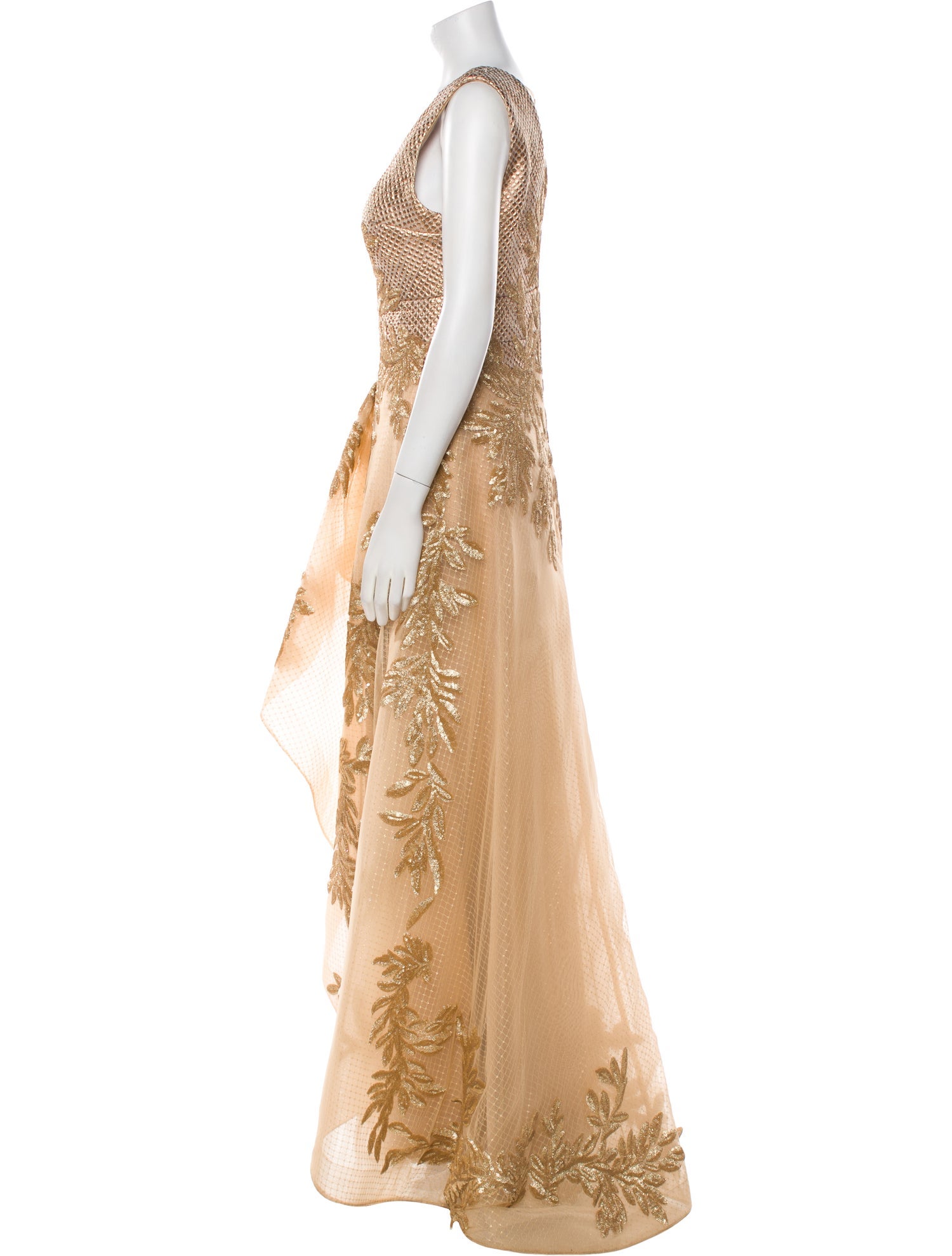 Saiid Kobeisy Printed Long Dress