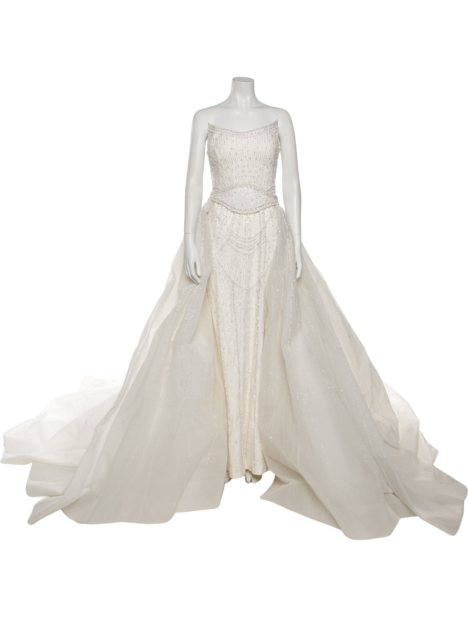 Saiid Kobeisy Strapless Long Dress