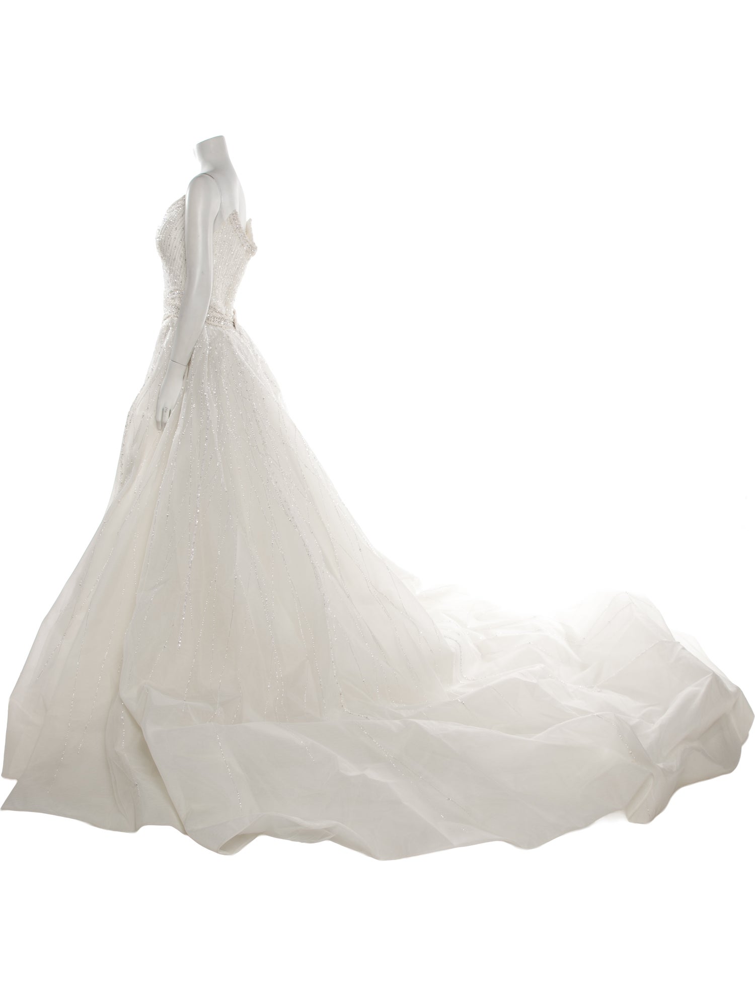 Saiid Kobeisy Strapless Long Dress