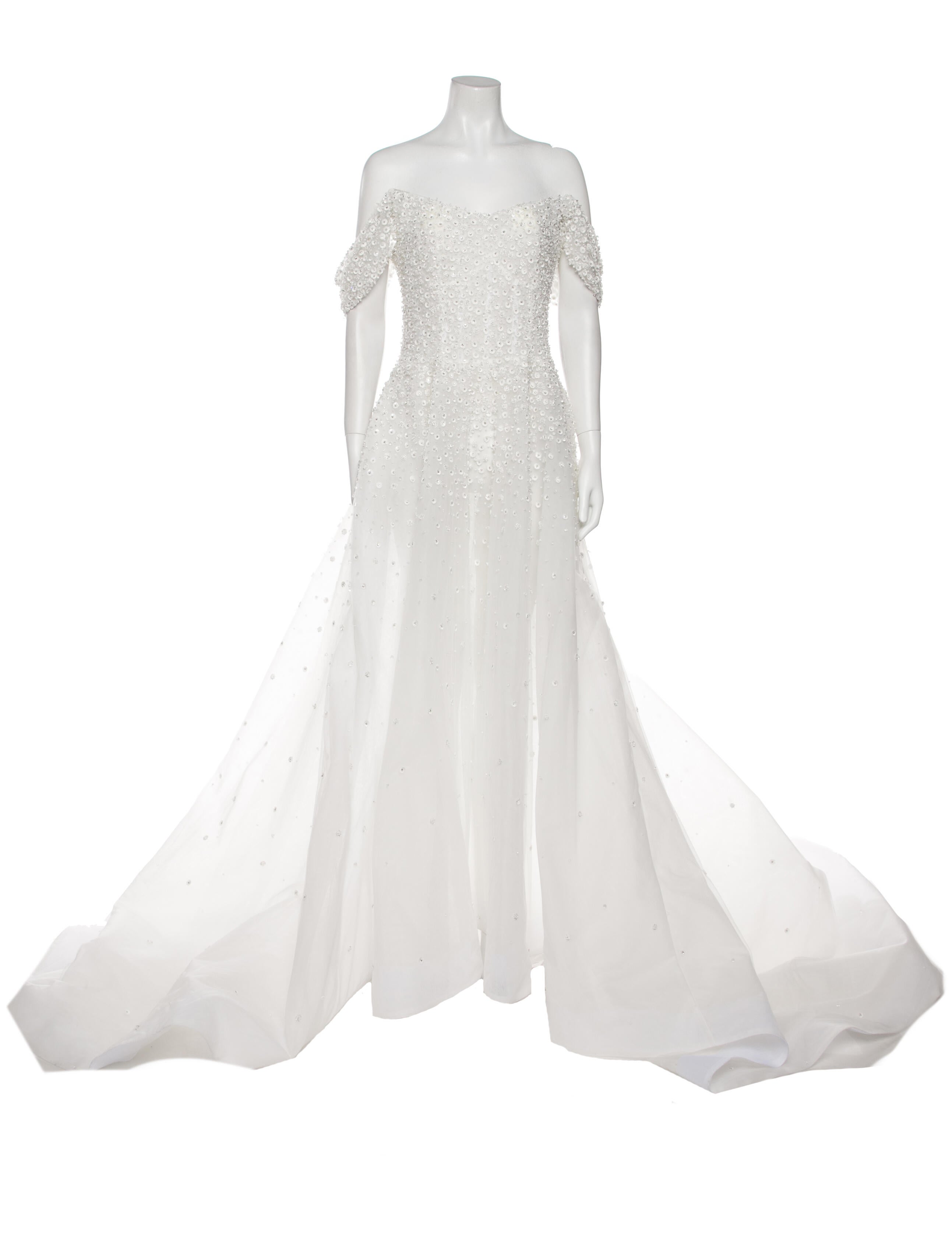 Saiid Kobeisy Off-The-Shoulder Long Dress w/ Tags