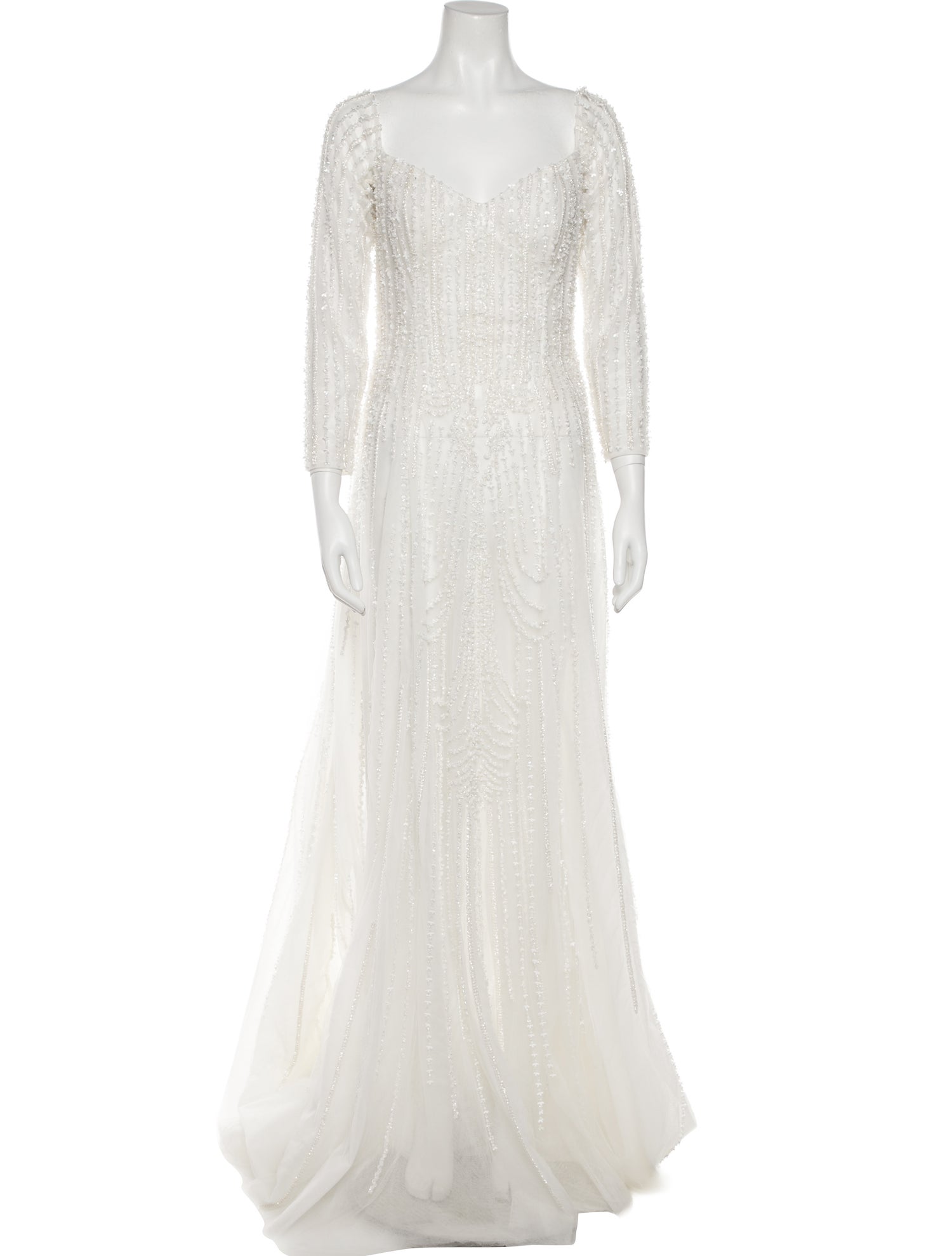 Saiid Kobeisy V-Neck Long Dress w/ Tags