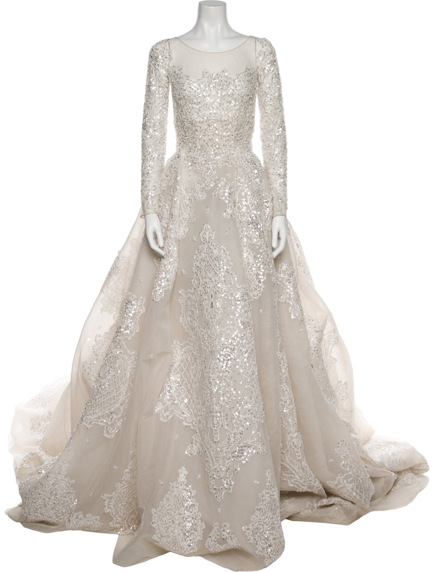 Saiid Kobeisy Scoop Neck Long Dress w/ Tags