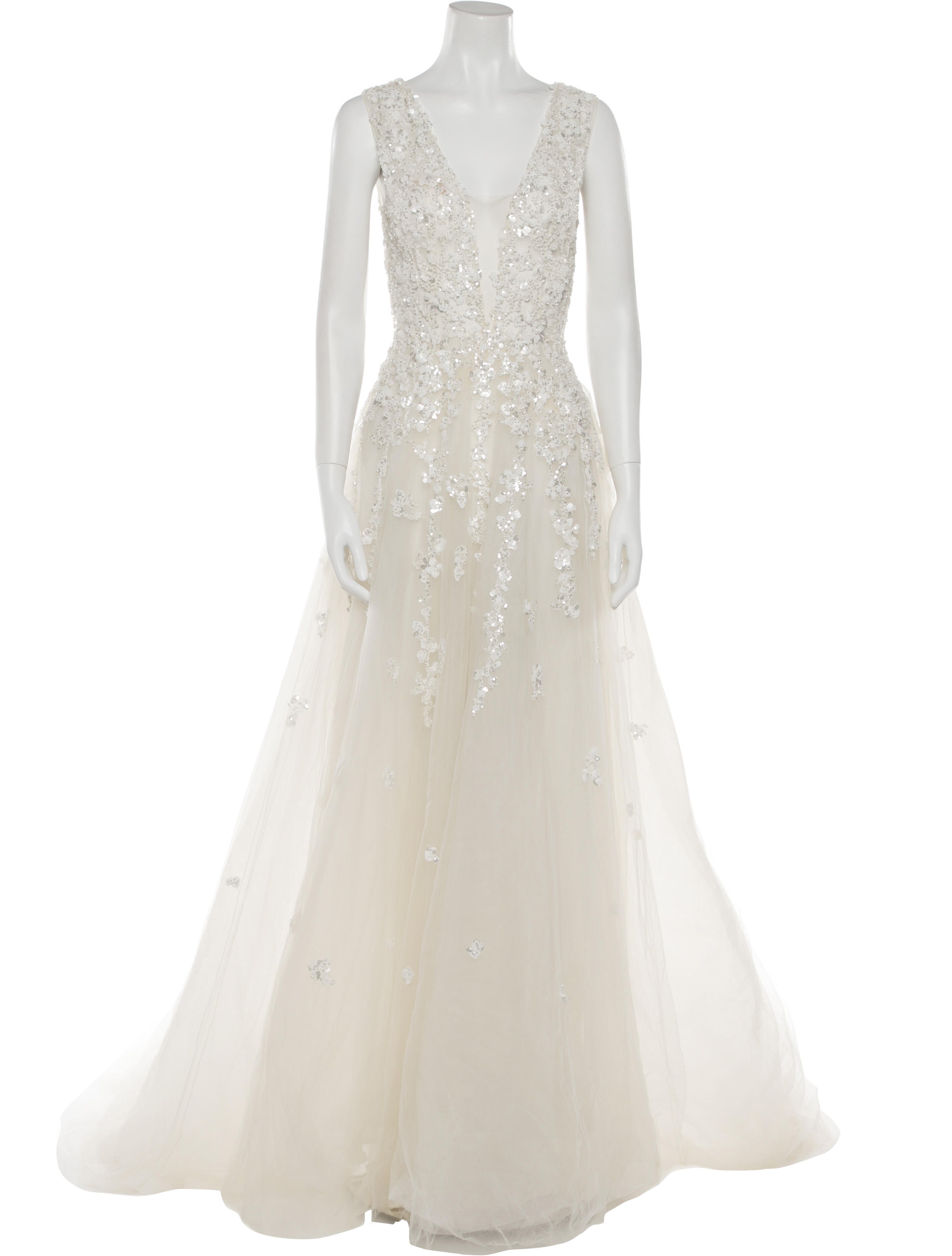 Saiid Kobeisy V-Neck Long Dress w/ Tags